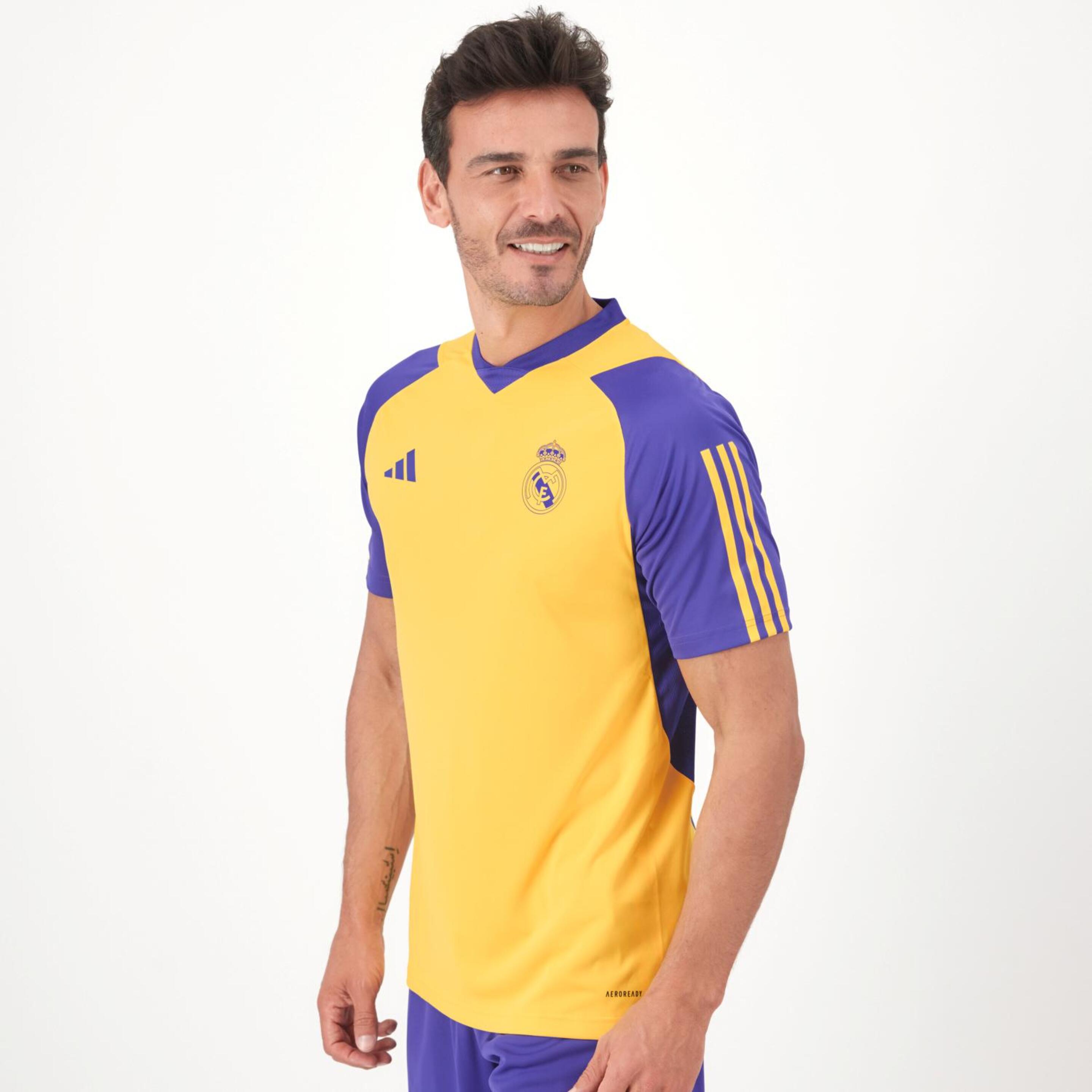 Camiseta R. Madrid Entreno 23/24 - Amarillo - Fútbol Hombre  | Sprinter