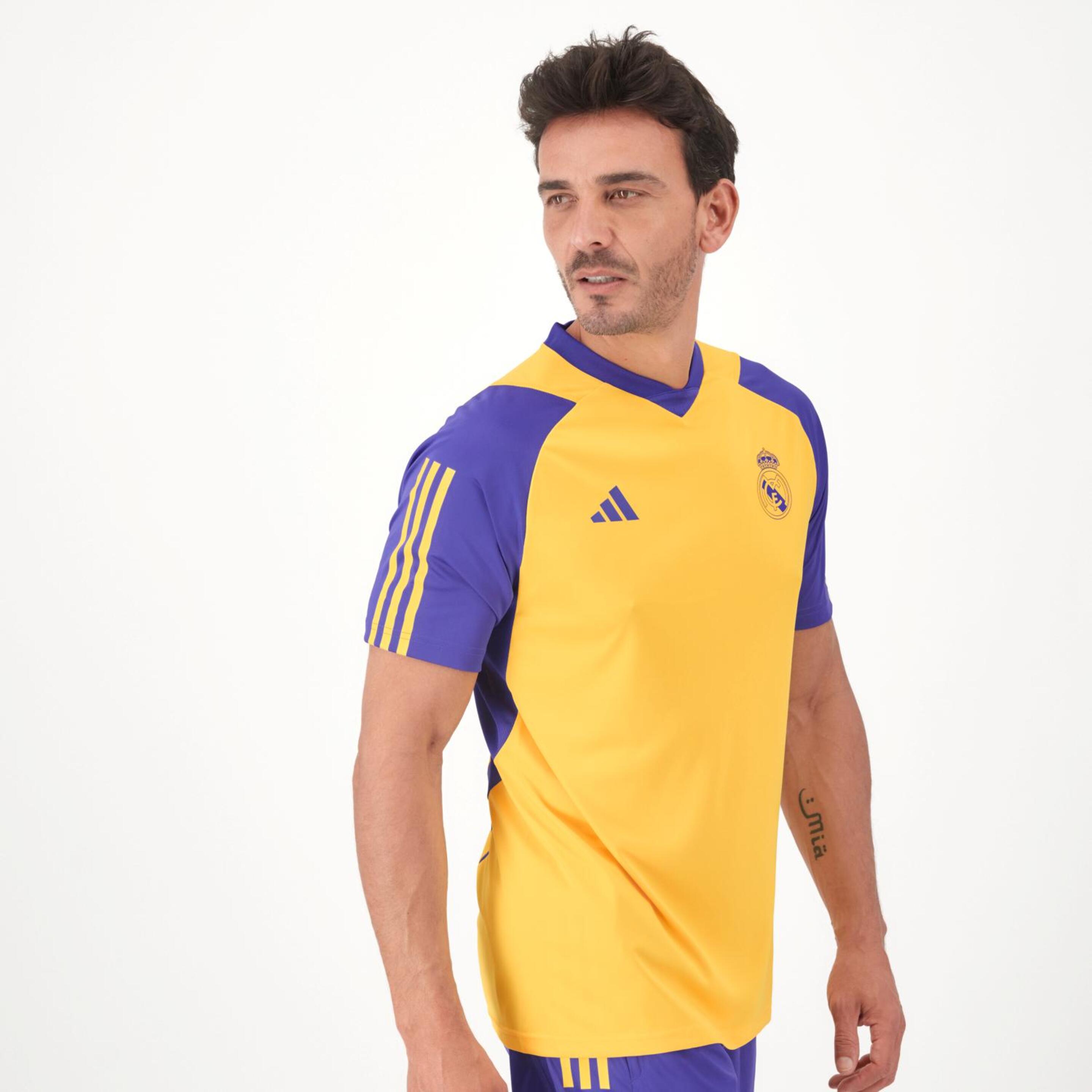Camiseta R. Madrid Entreno 23/24 - Amarillo - Fútbol Hombre  | Sprinter