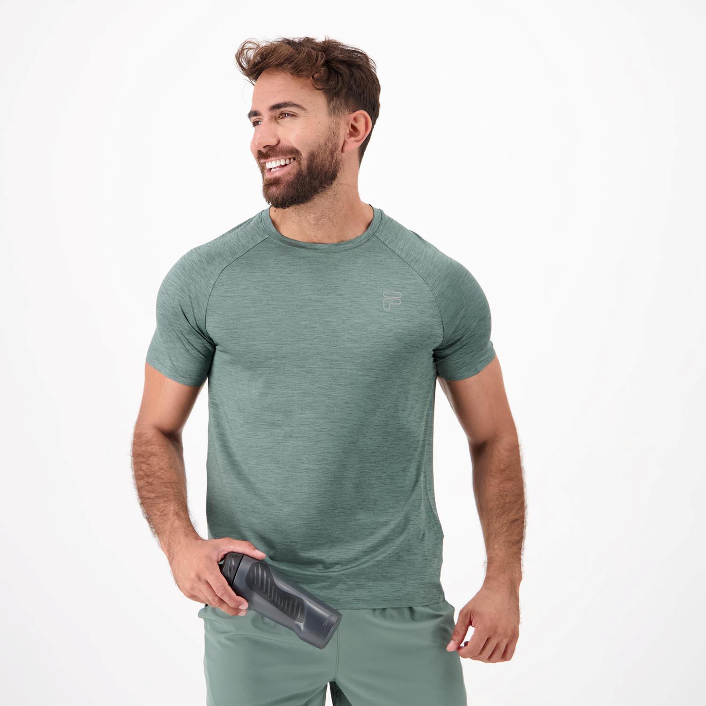 Fila Training - verde - T-shirt Running Homem