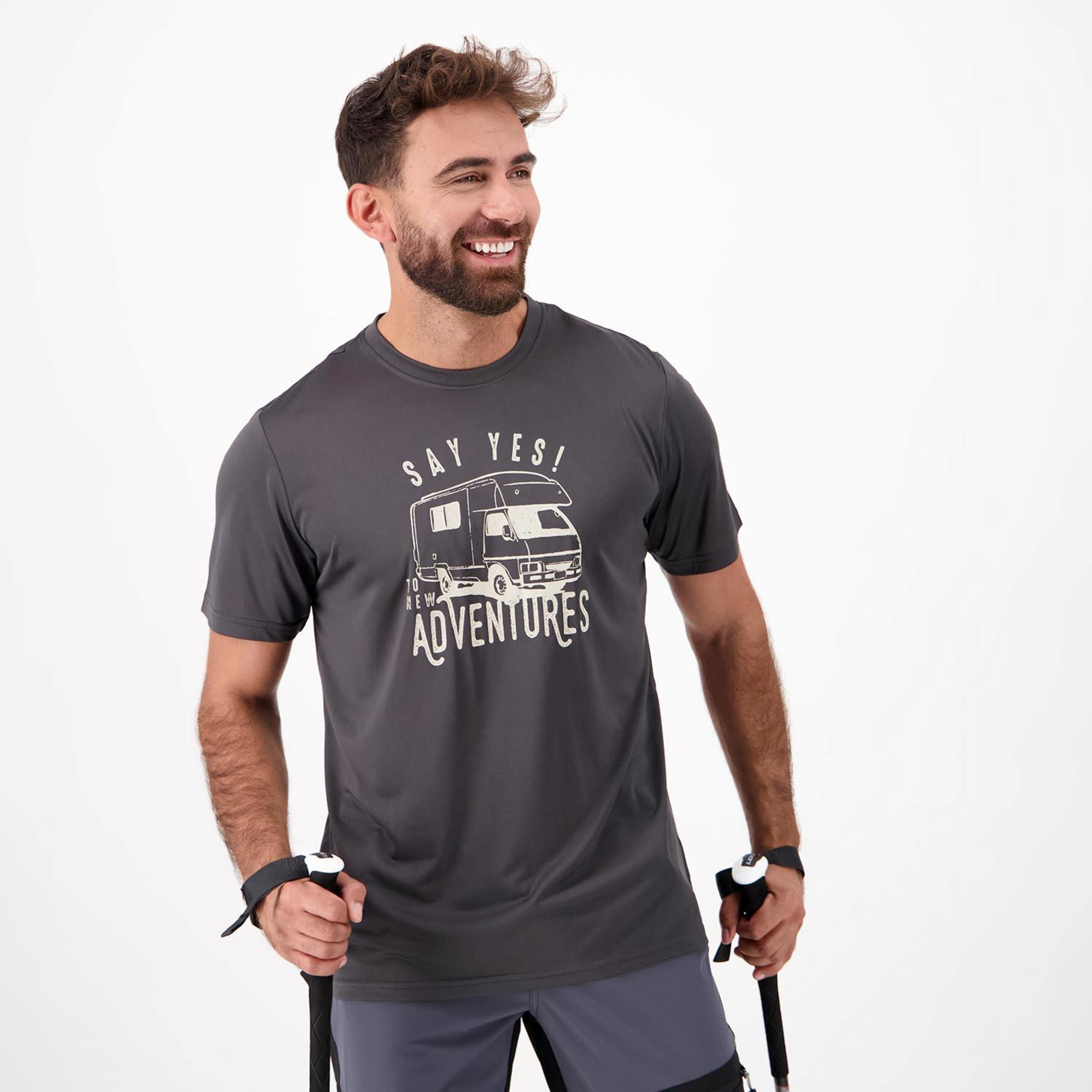 Camiseta Boriken - gris - Camiseta Trekking Hombre