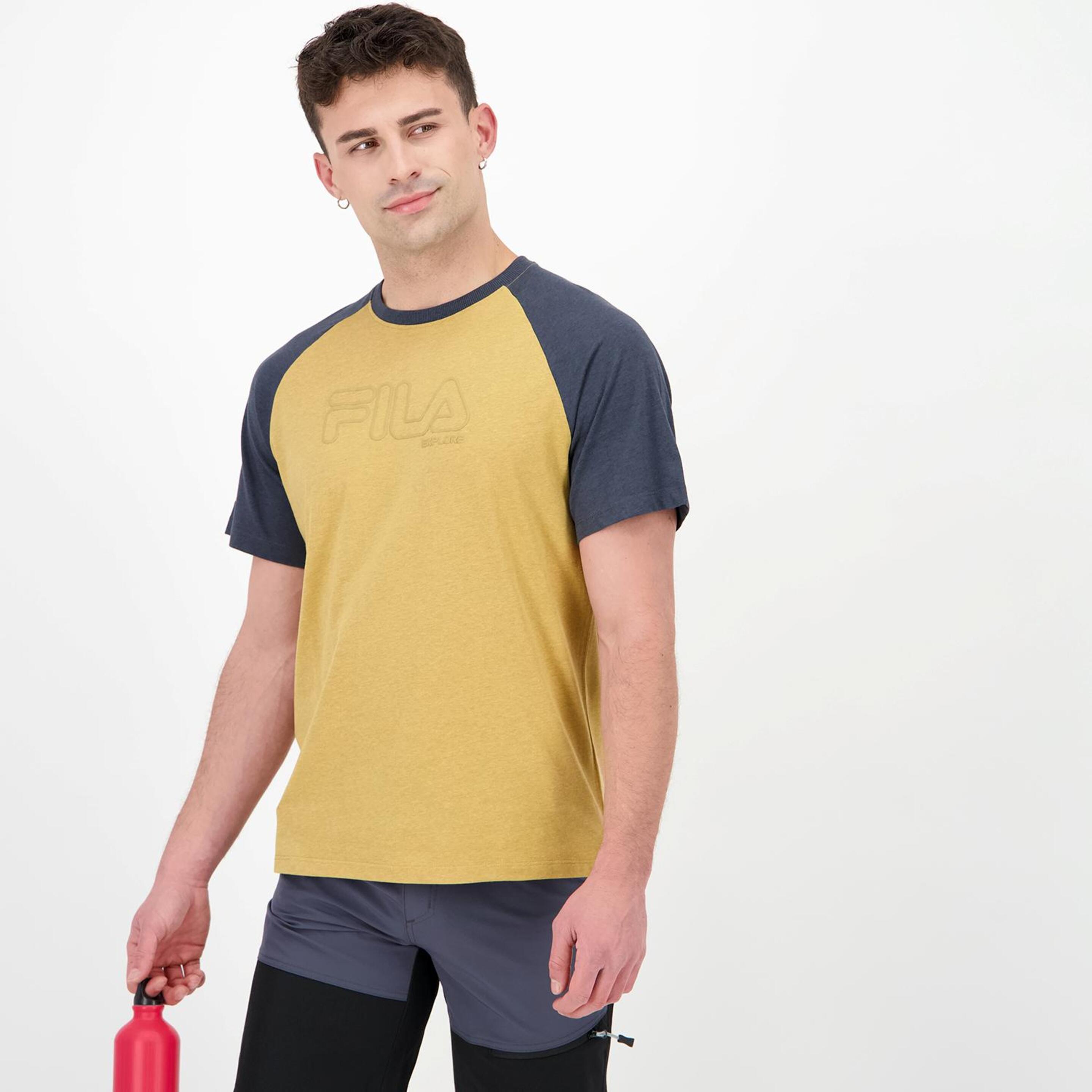 T-shirt Fila - marron - T-shirt Trekking Homem