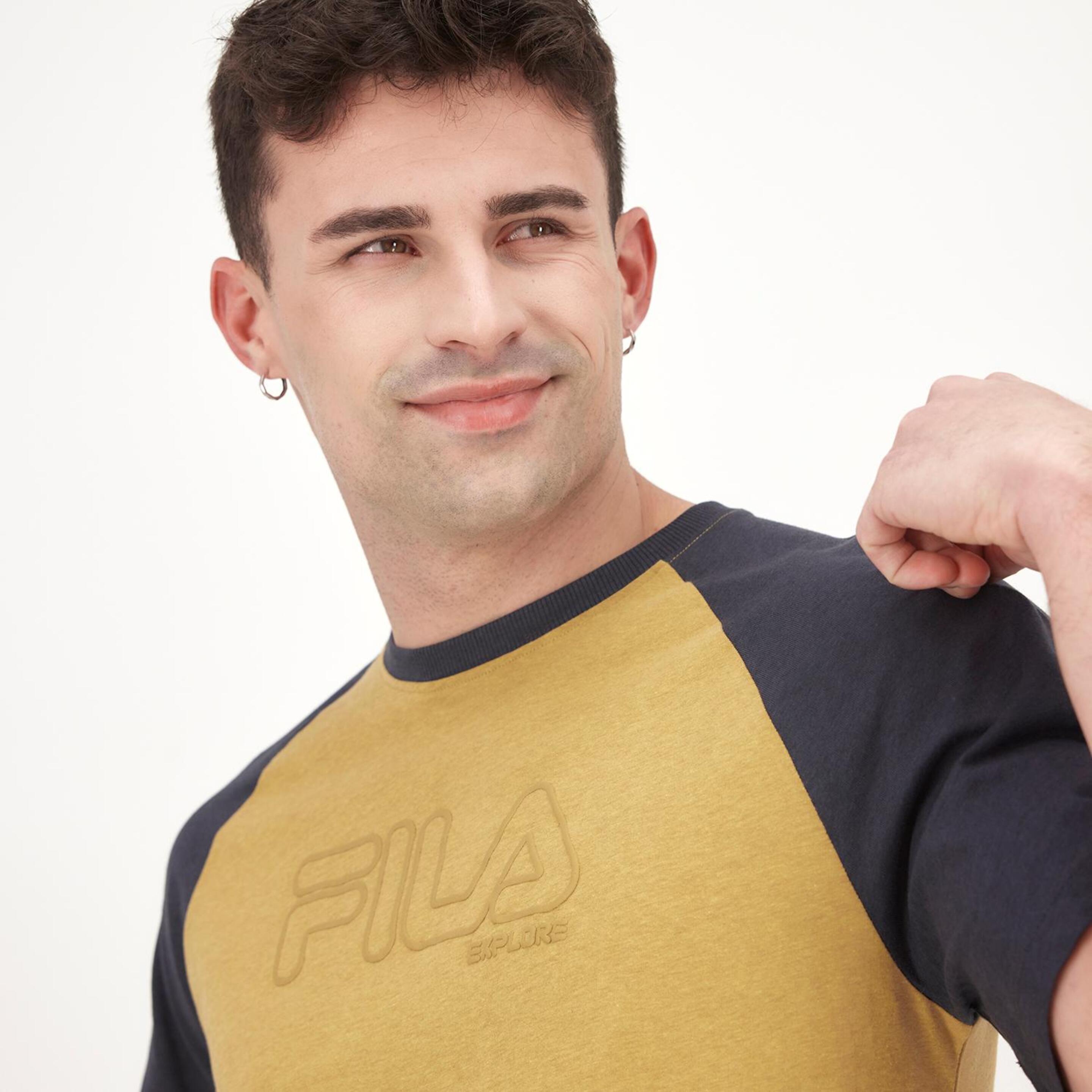 Camiseta Fila - Camel - Camiseta Trekking Hombre