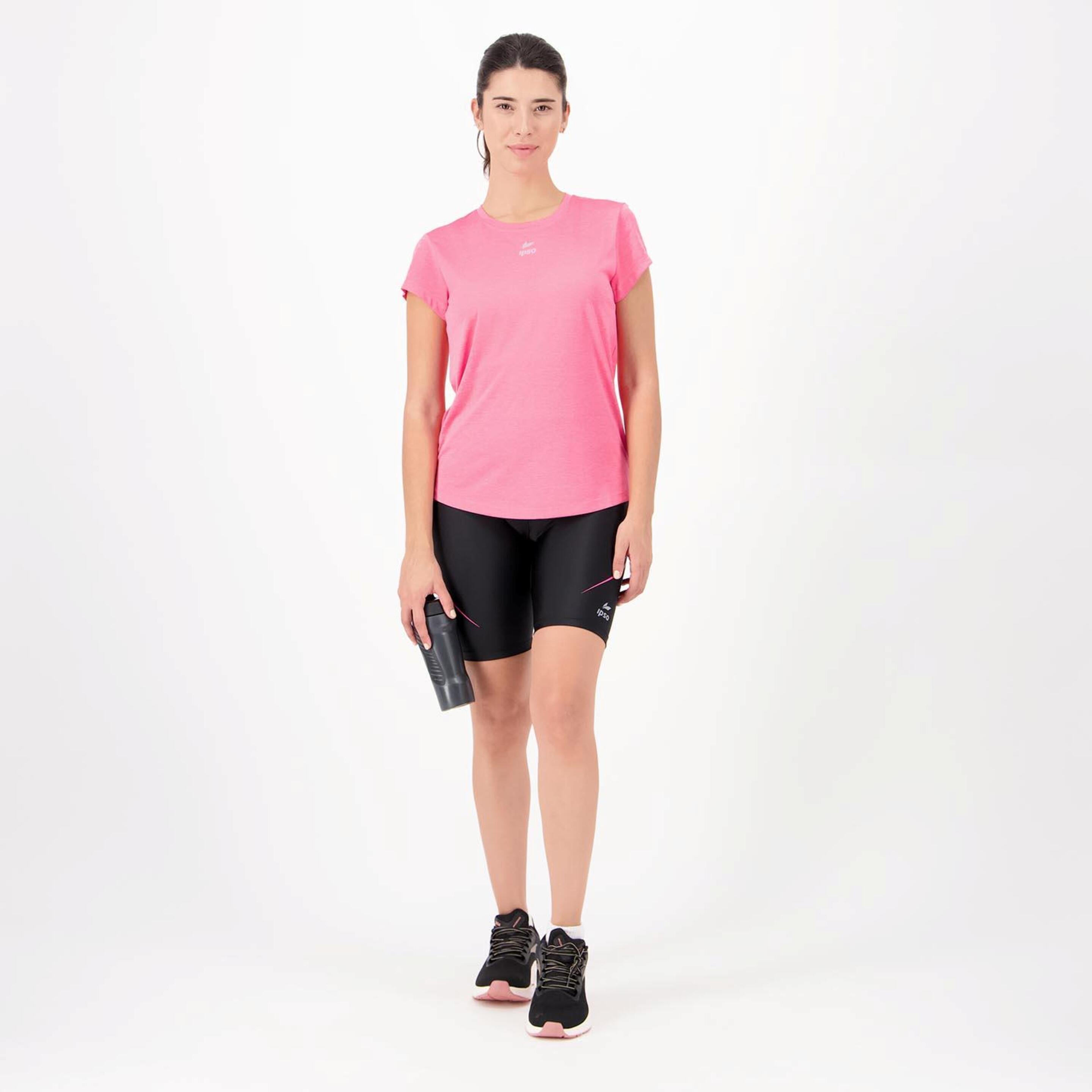 Ipso Combi - Rosa - T-shirt Running Mulher | Sport Zone