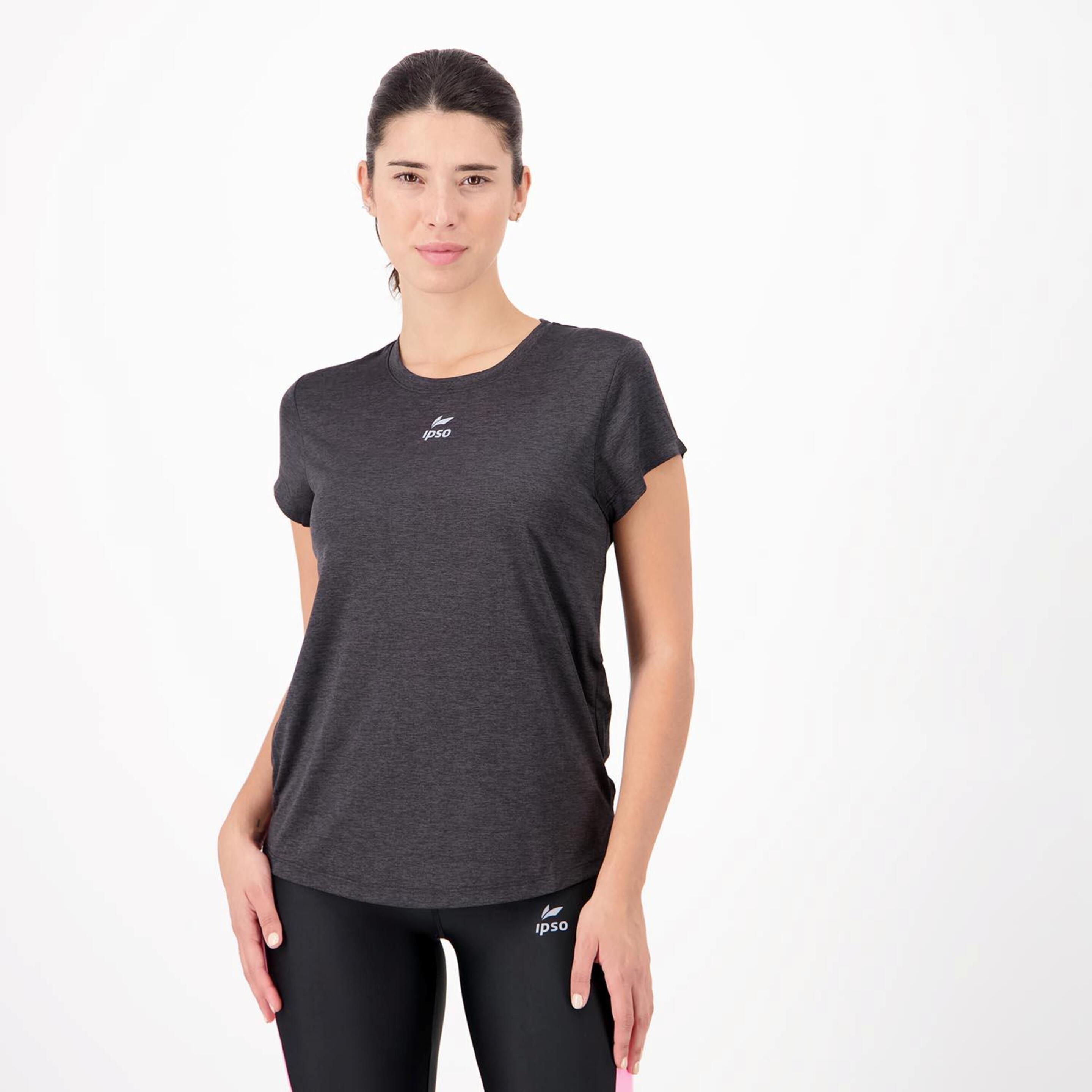 Ipso Combi - Preto - T-shirt Running Mulher | Sport Zone