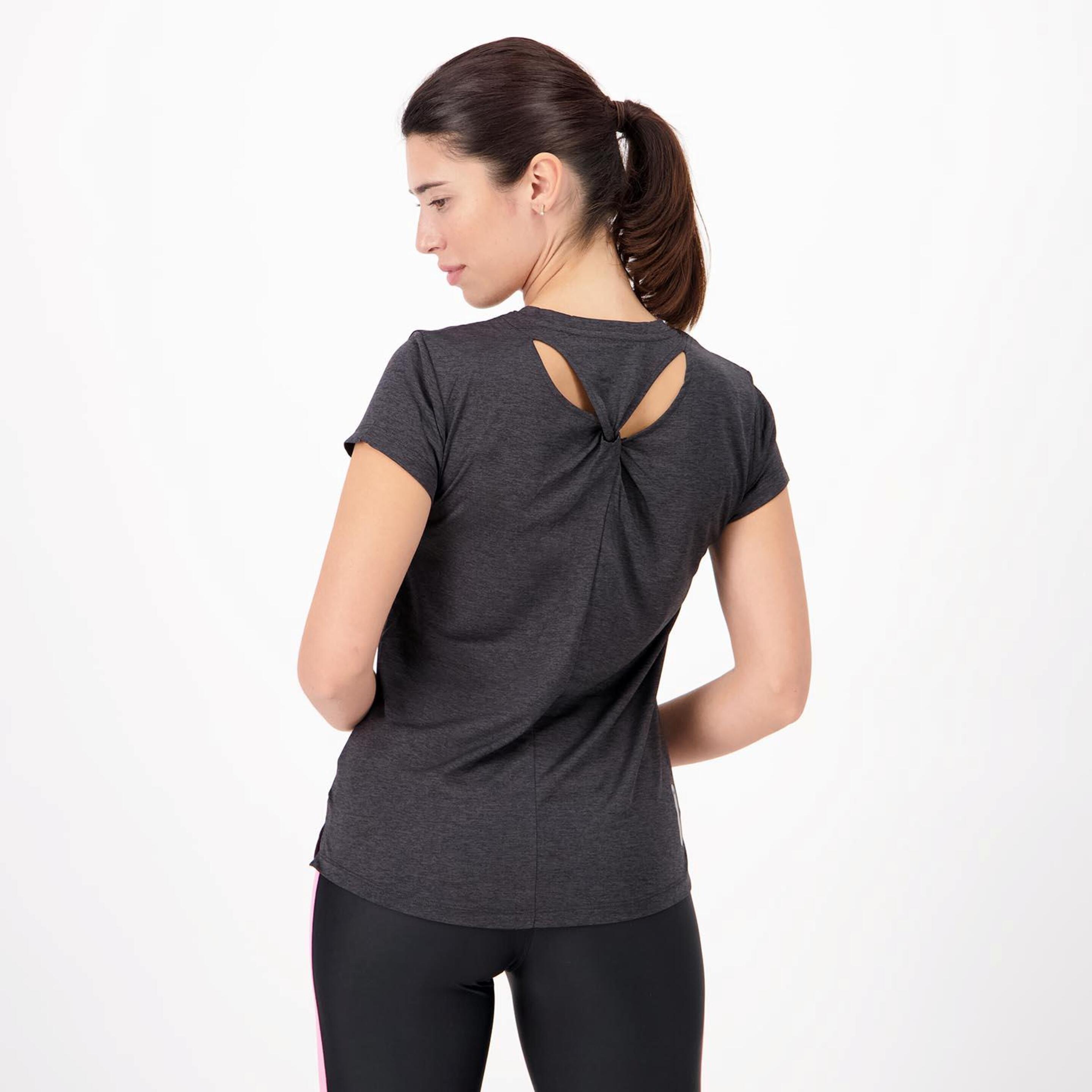 Ipso Combi - Negro - Camiseta Running Mujer