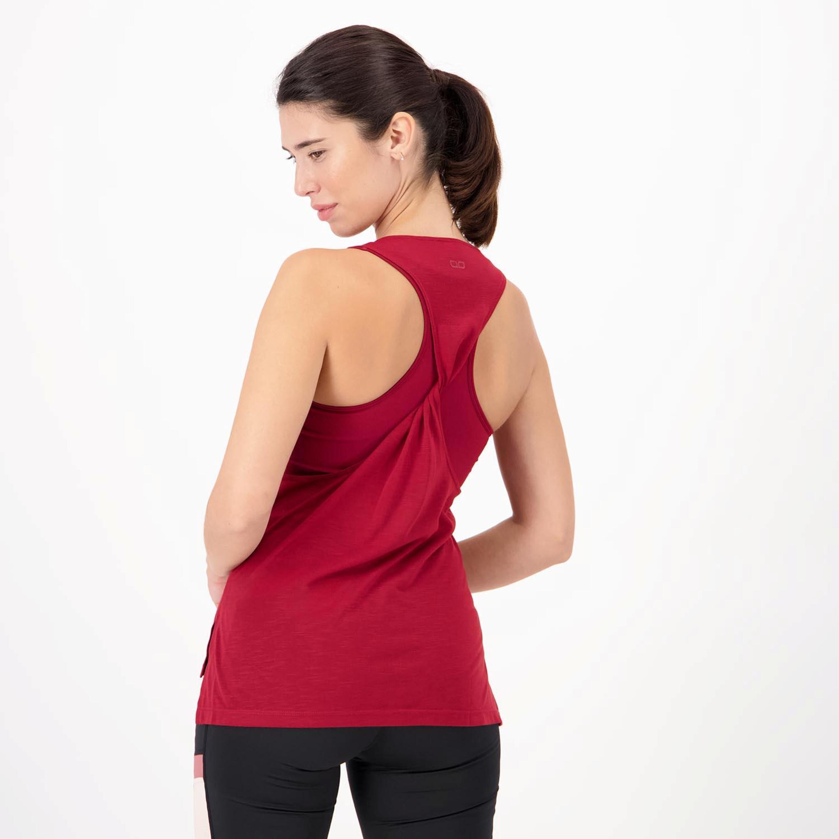 Doone Supportive 2 - Rojo - Camiseta Fitness Mujer  | Sprinter