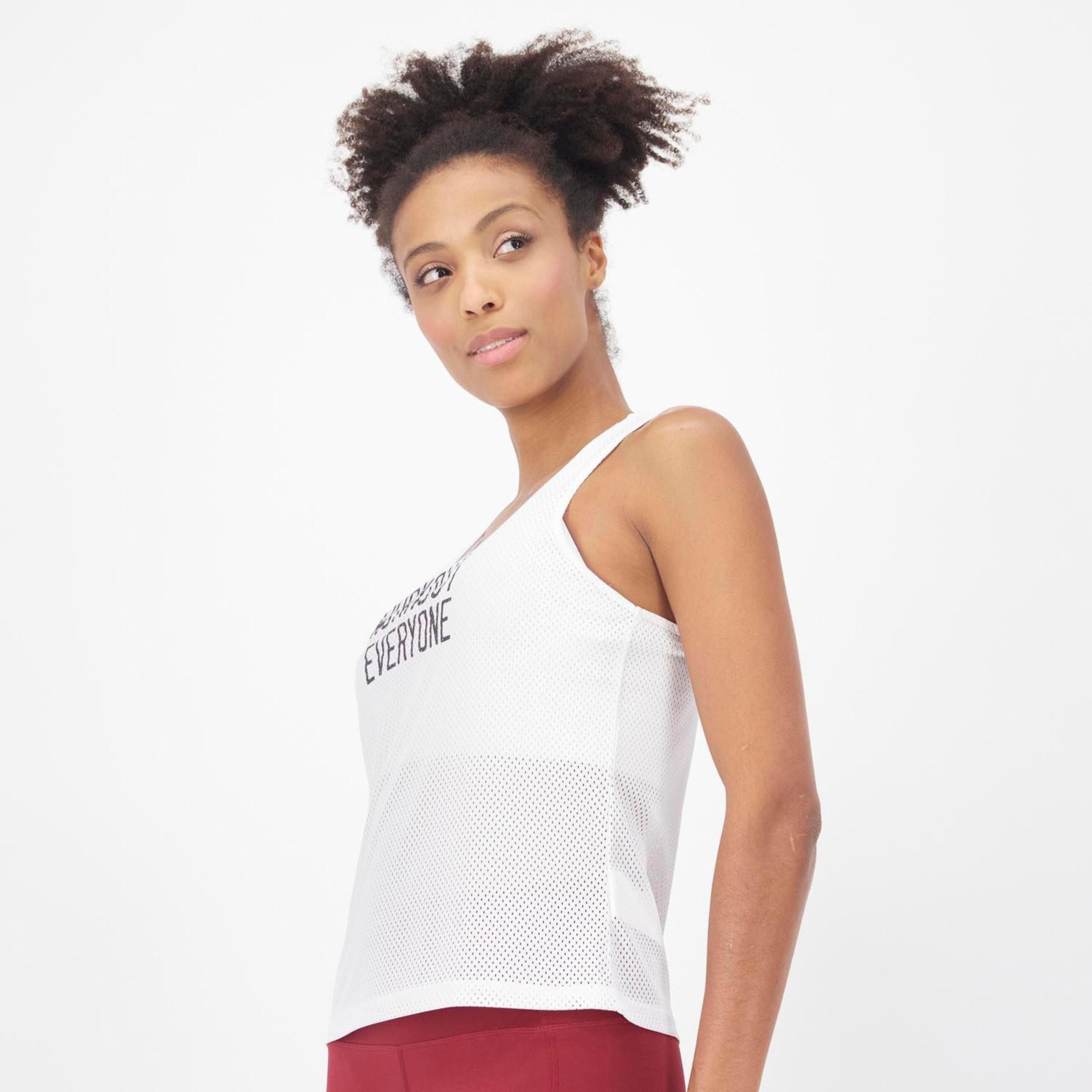 Doone Basic - Blanco - Camiseta Tirantes Mujer