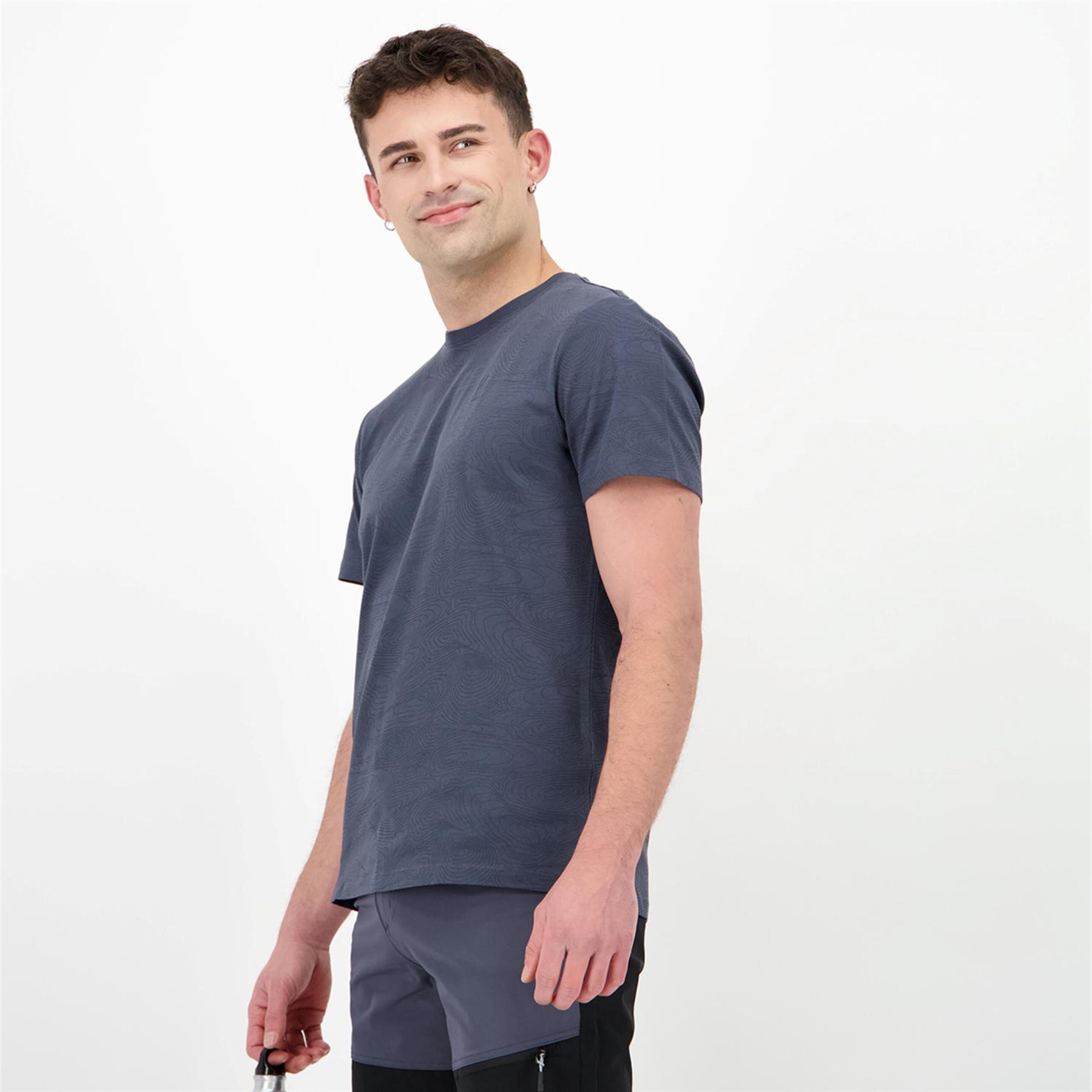 Camiseta Boriken - Gris - Camiseta Trekking Hombre