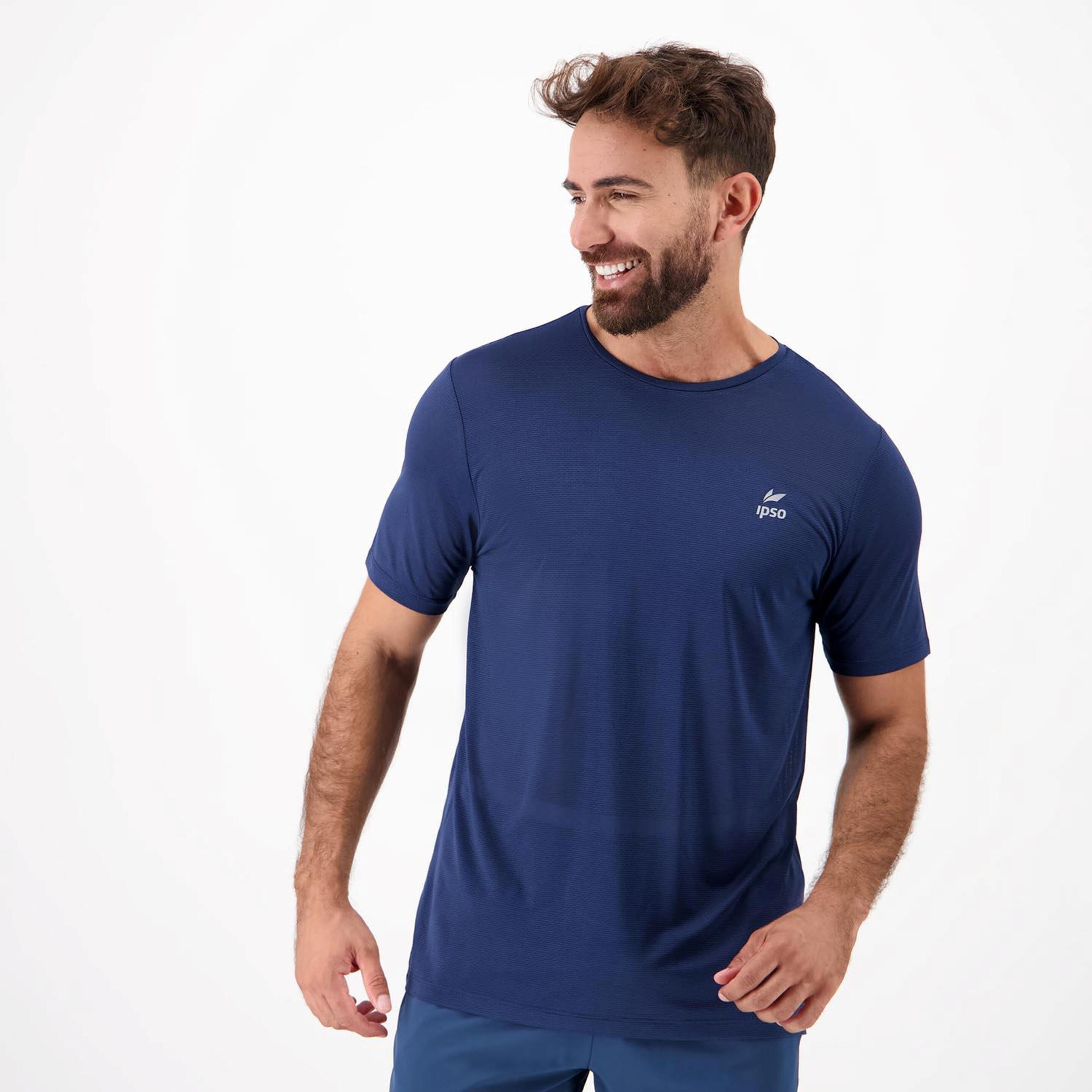 Ipso Basic - azul - Camiseta Running Hombre