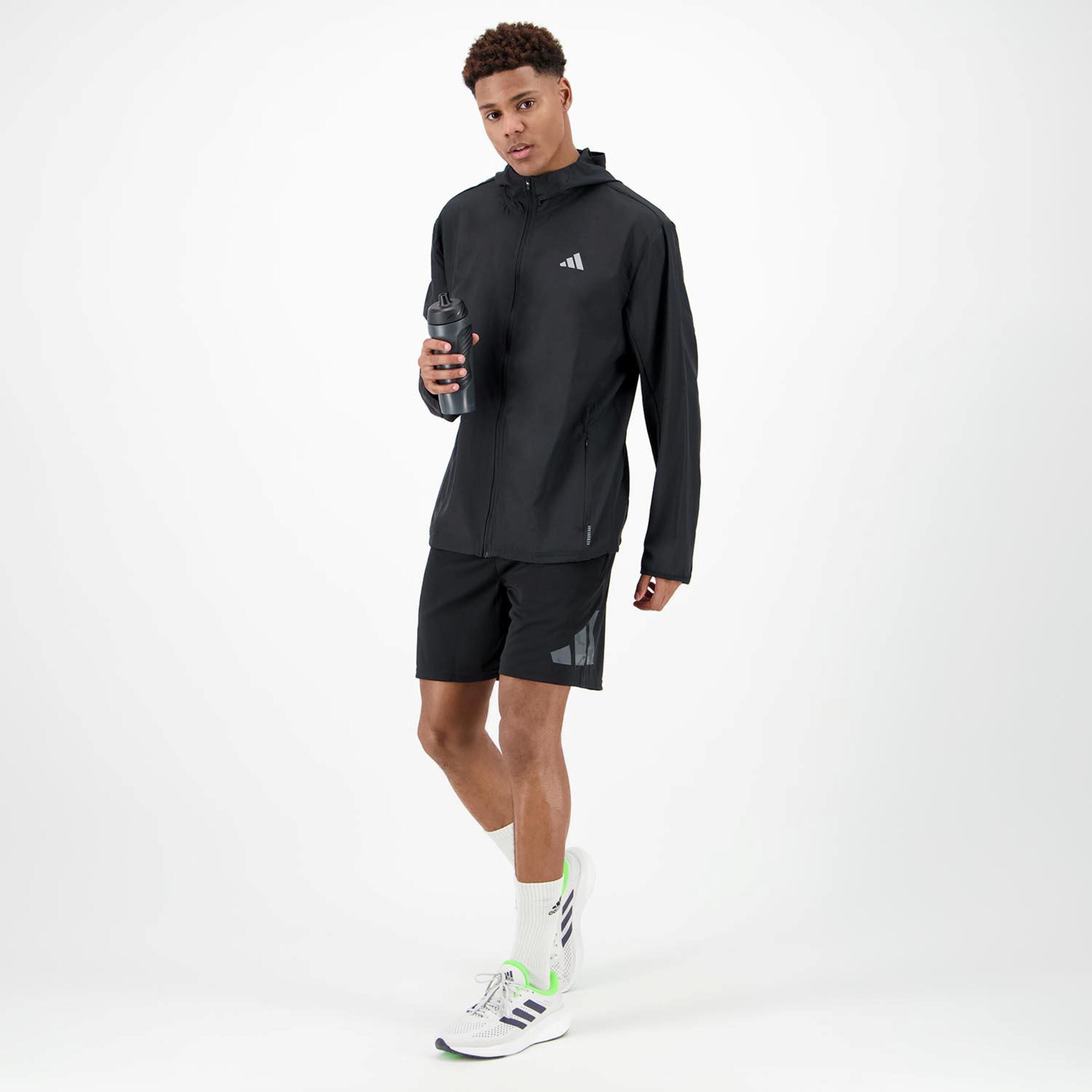 adidas Run It - Negro - Cortavientos Running Hombre  | Sprinter