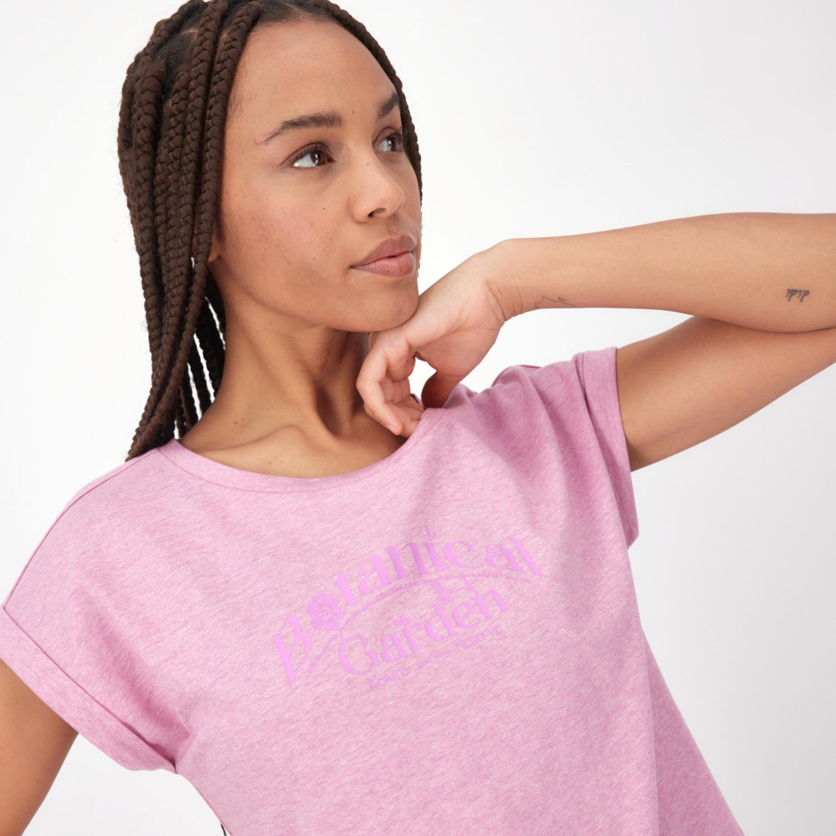 Camiseta Boriken - Rosa - Camiseta Trekking Mujer