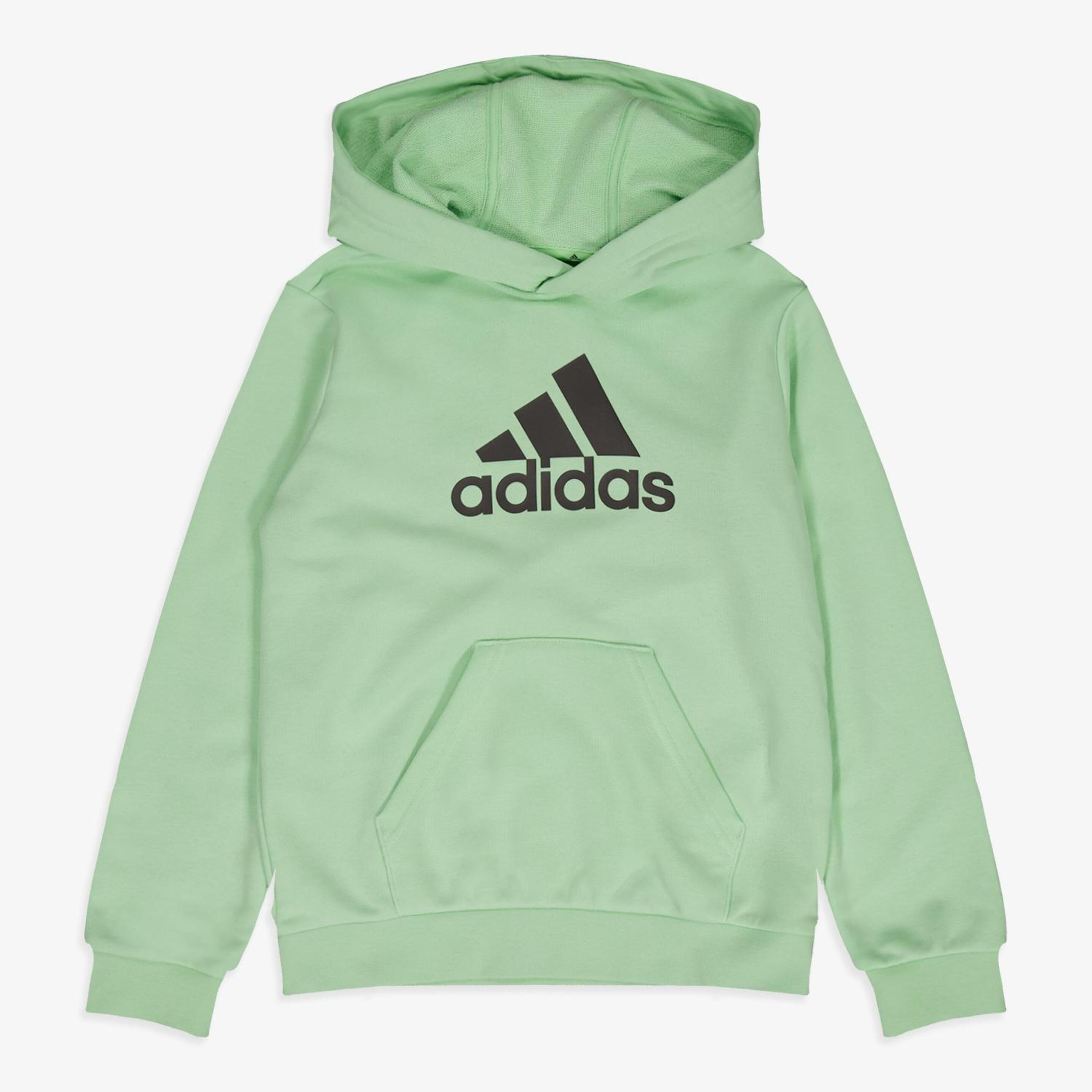Sweatshirt adidas - verde - Sweatshirt Capuz Rapaz