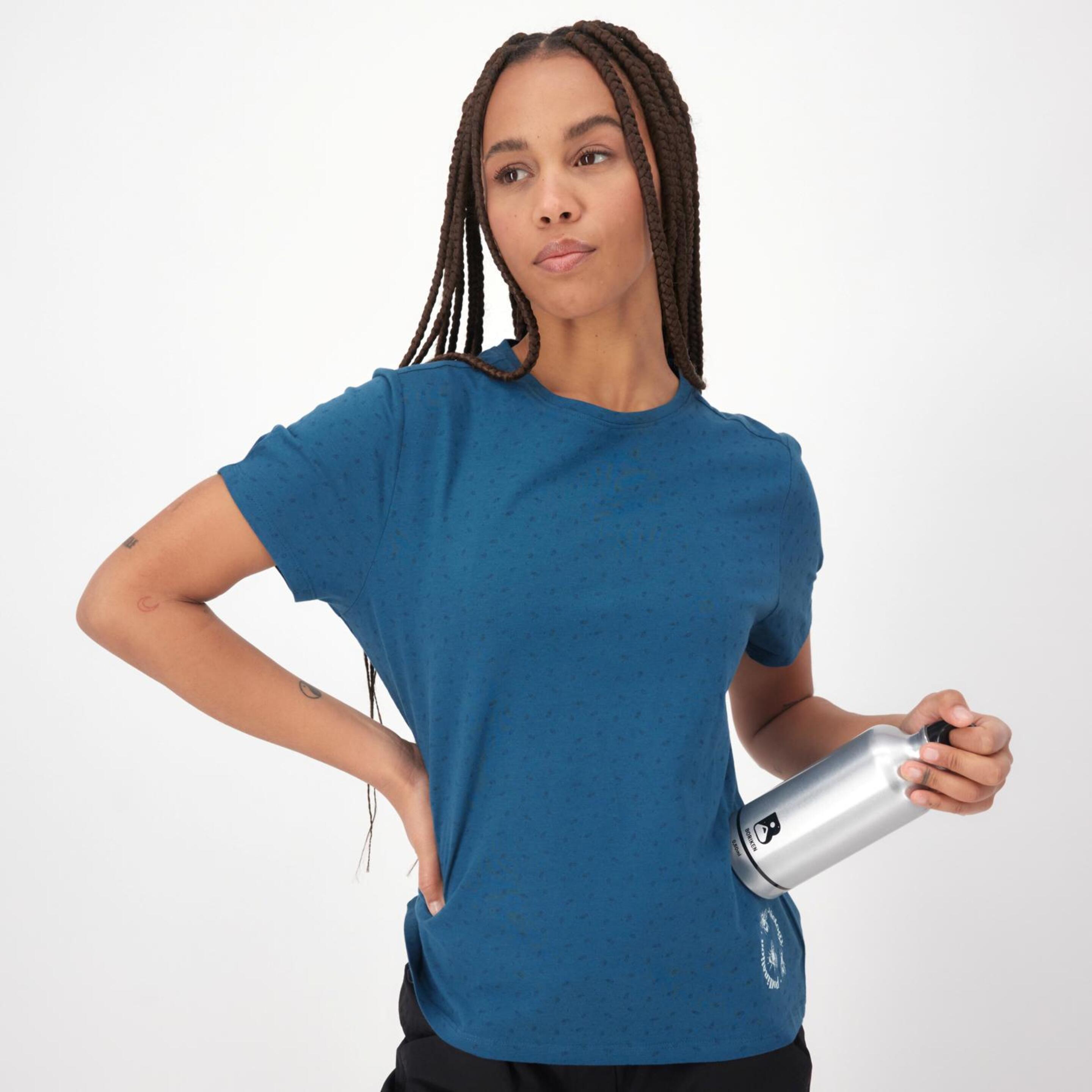 Camiseta Boriken - azul - Camiseta Trekking Mujer