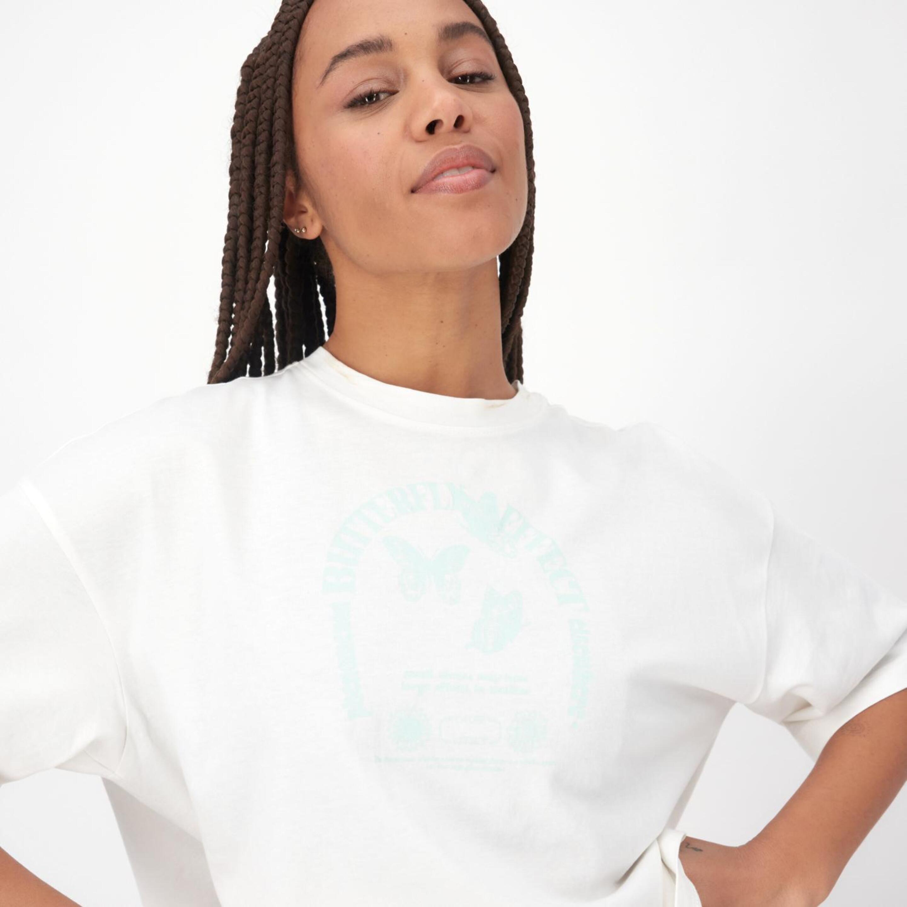 Camiseta Boriken - Blanco - Camiseta Trekking Mujer