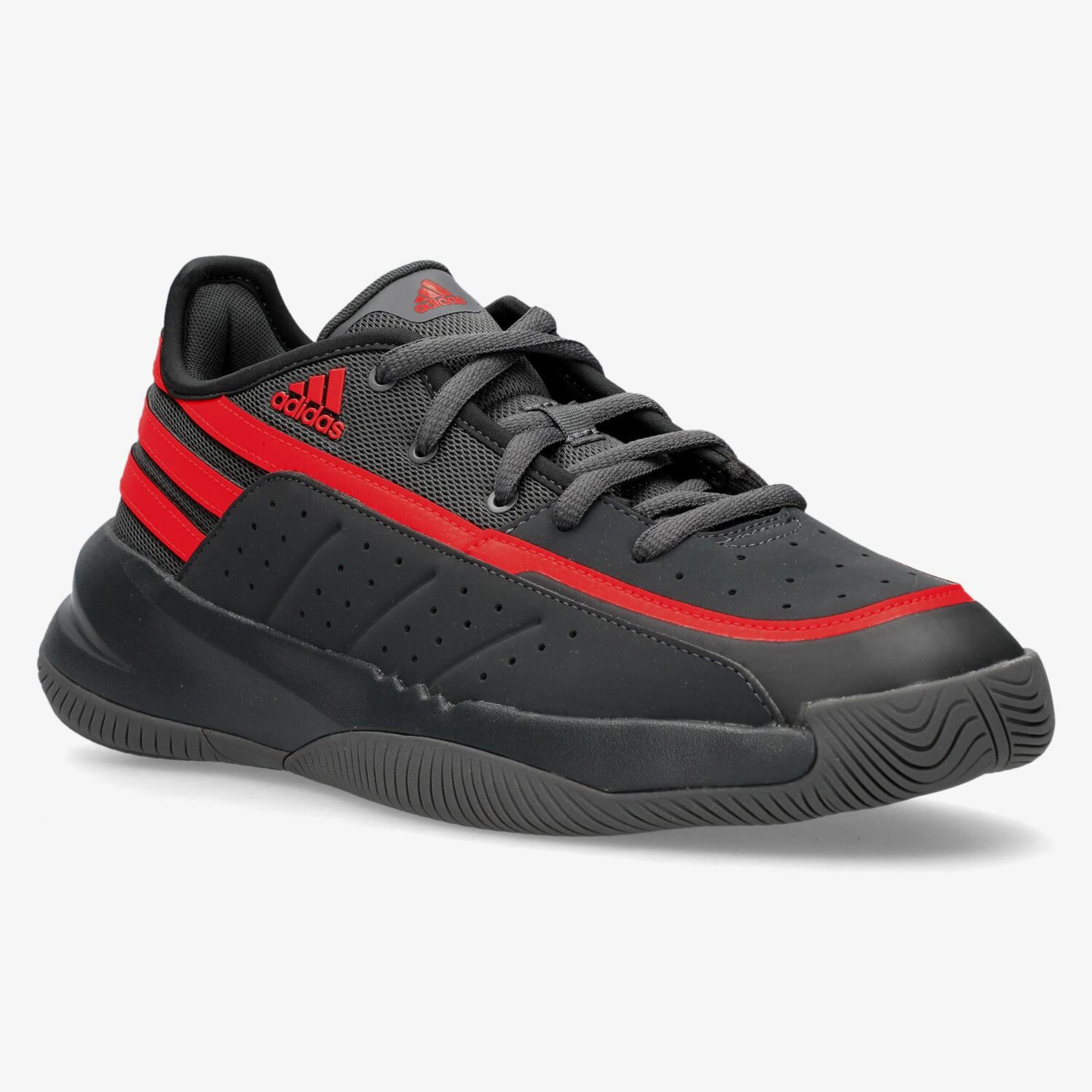 adidas Front Court - Gris - Botas Baloncesto Hombre  | Sprinter