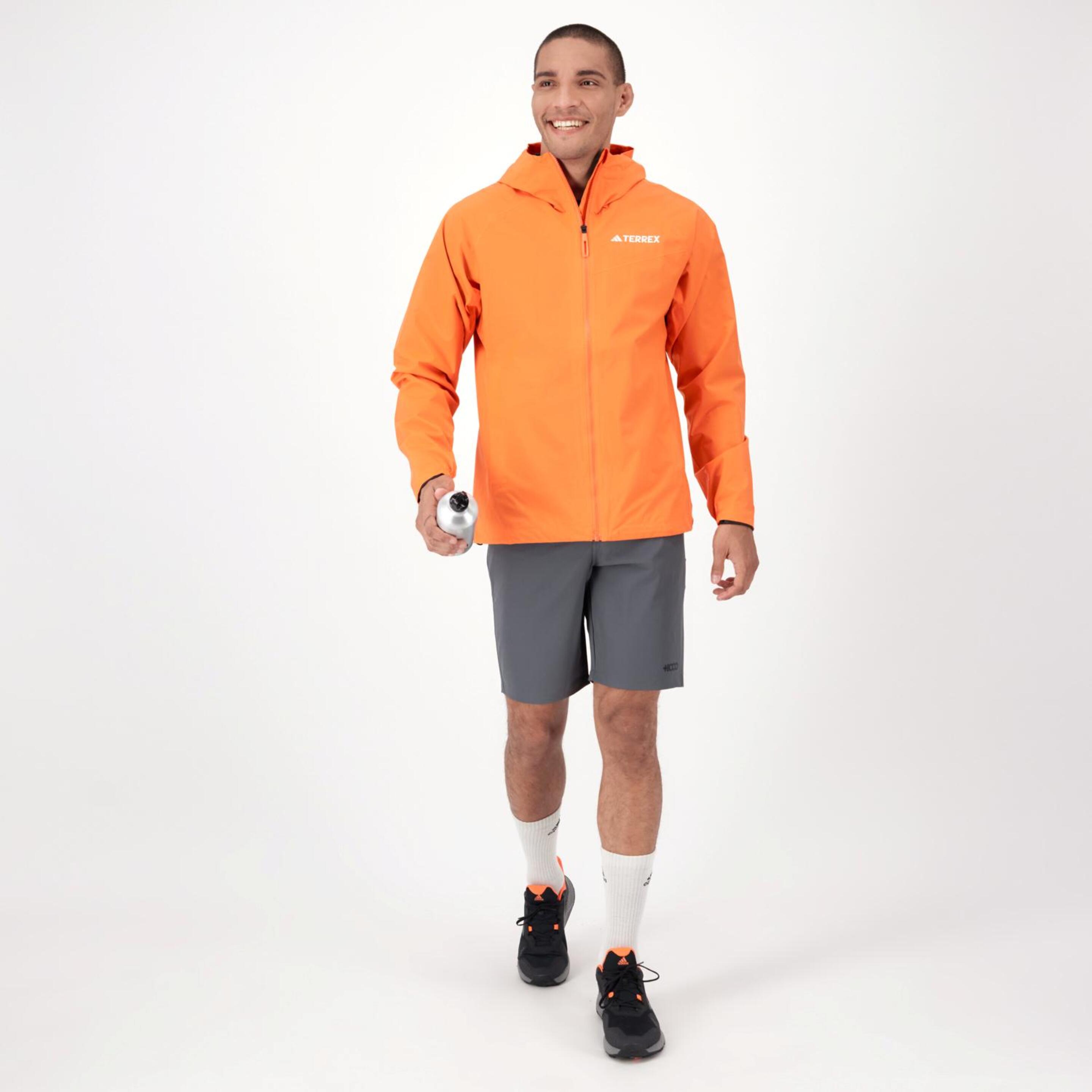 adidas Multi 2L - Naranja - Chubasquero Trekking Hombre