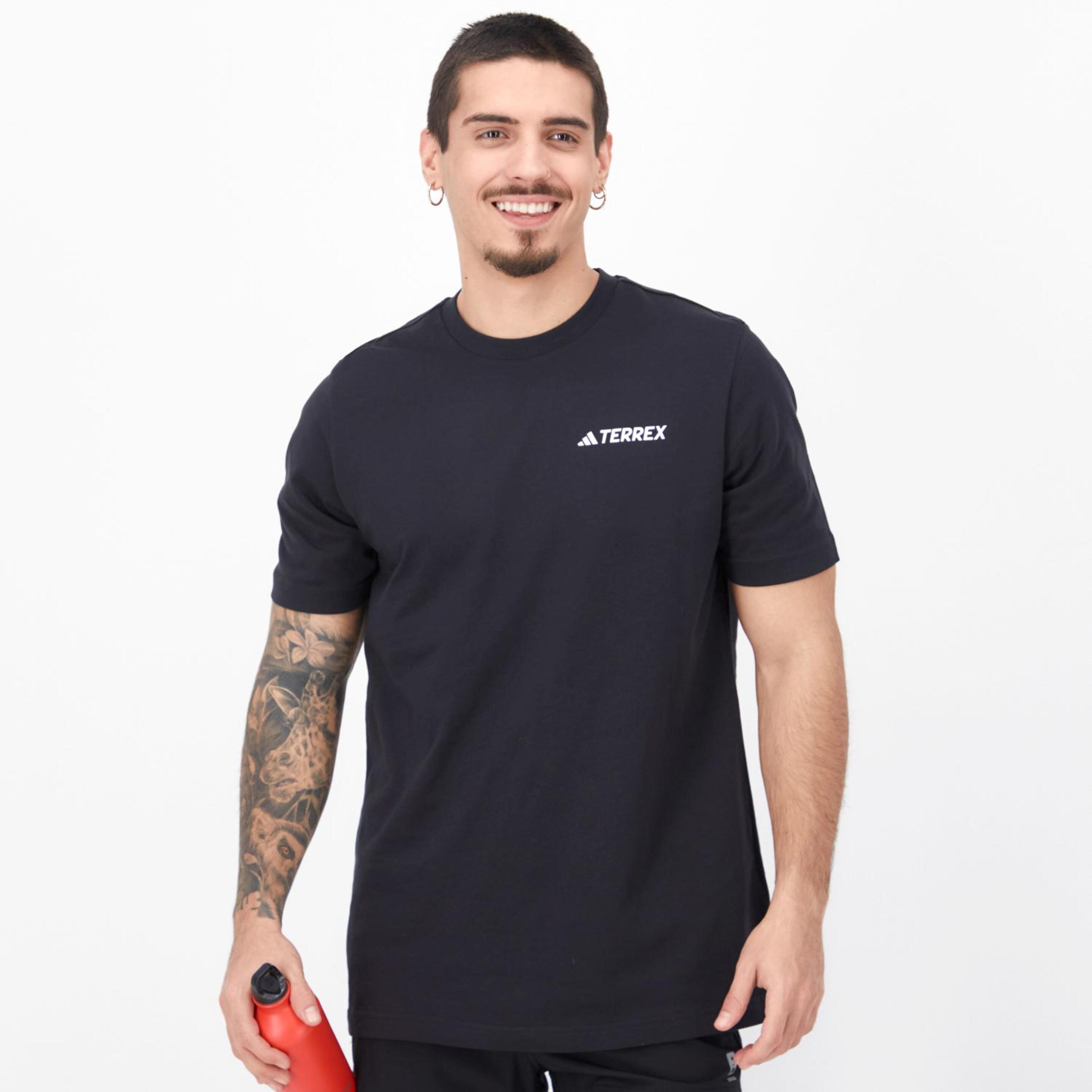 adidas Tx Mtn 2.0 - negro - T-shirt Trekking Homem