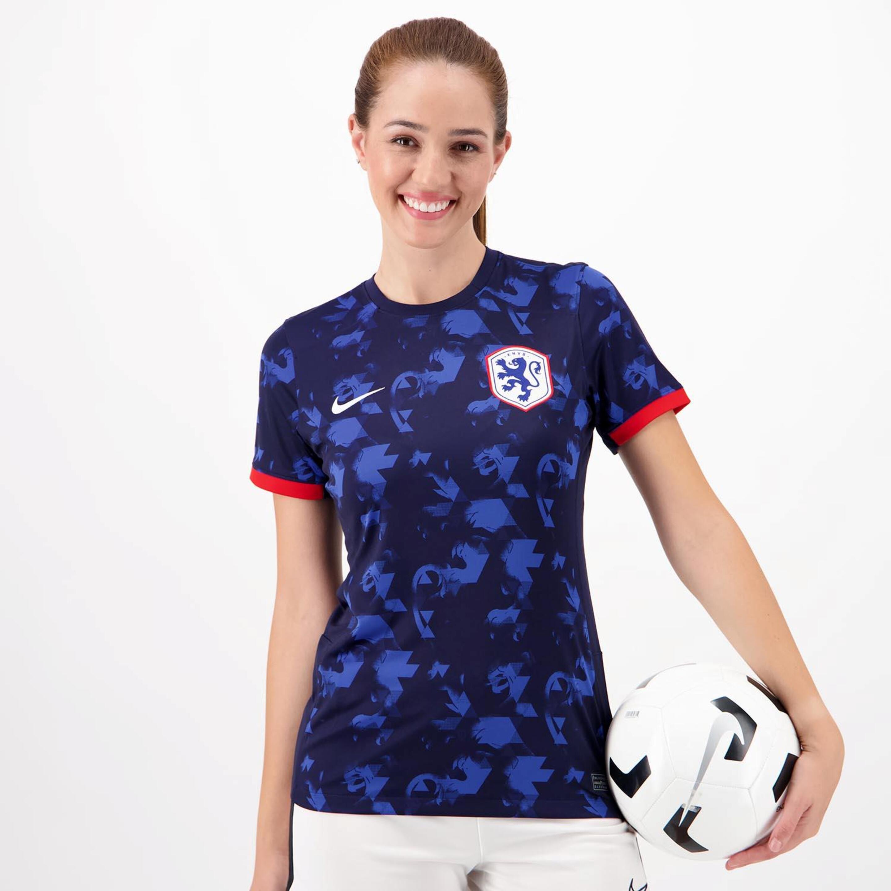 Camiseta Paises Bajos 1ª Equipación 23 - azul - Fútbol Mujer
