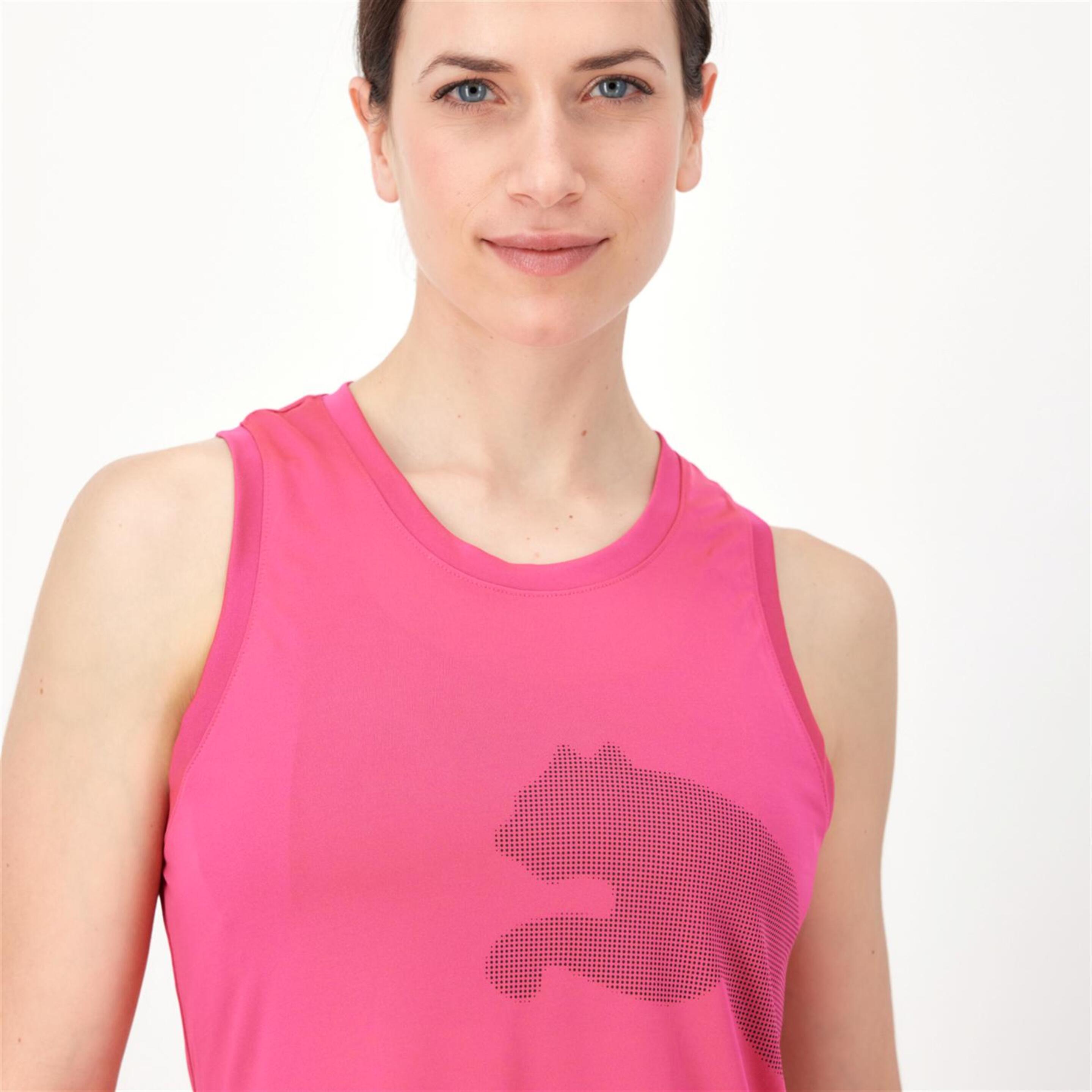 Camiseta Puma - Fucsia - Camiseta Fitness Mujer