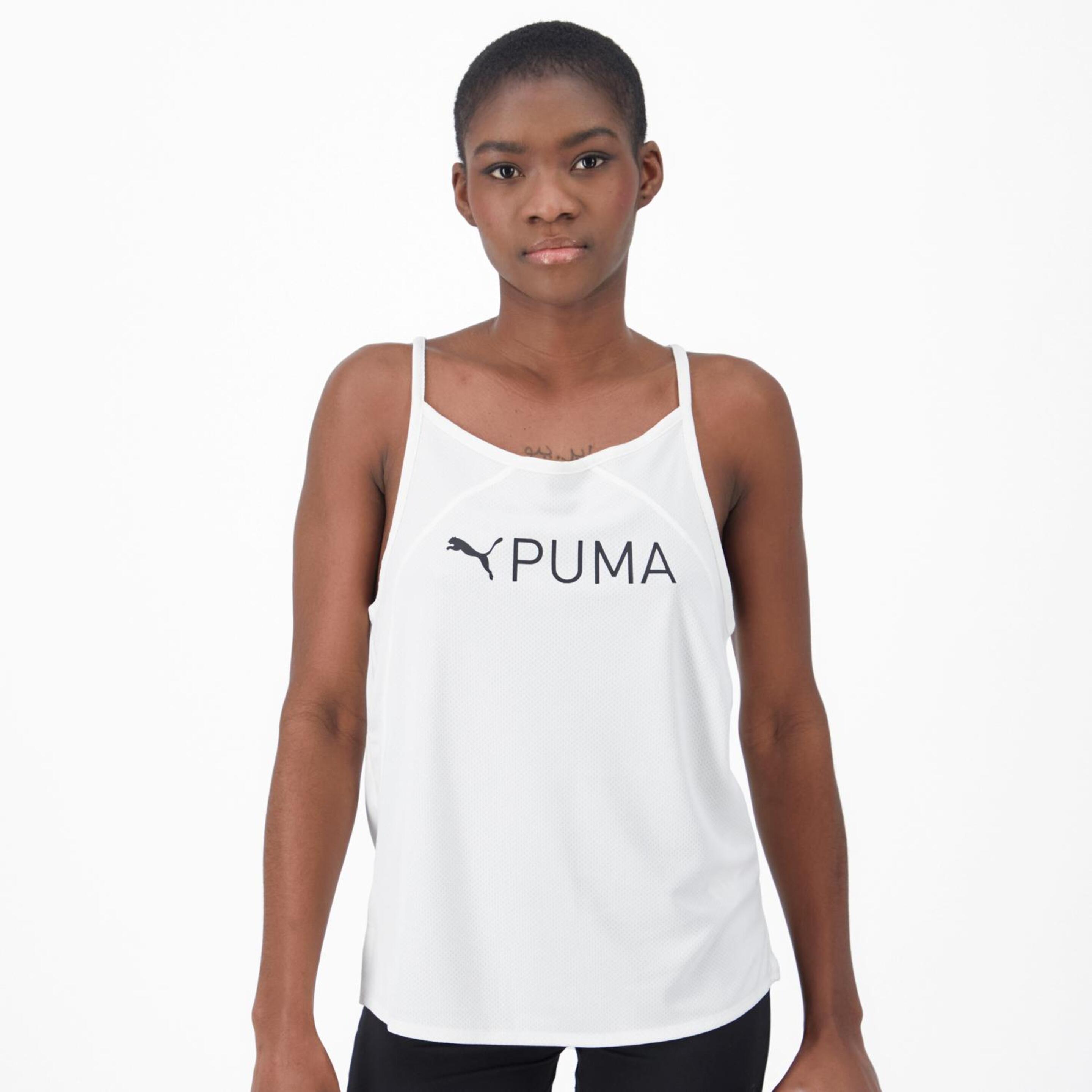 Camisola Alças Puma - blanco - Camisola Ginásio Mulher