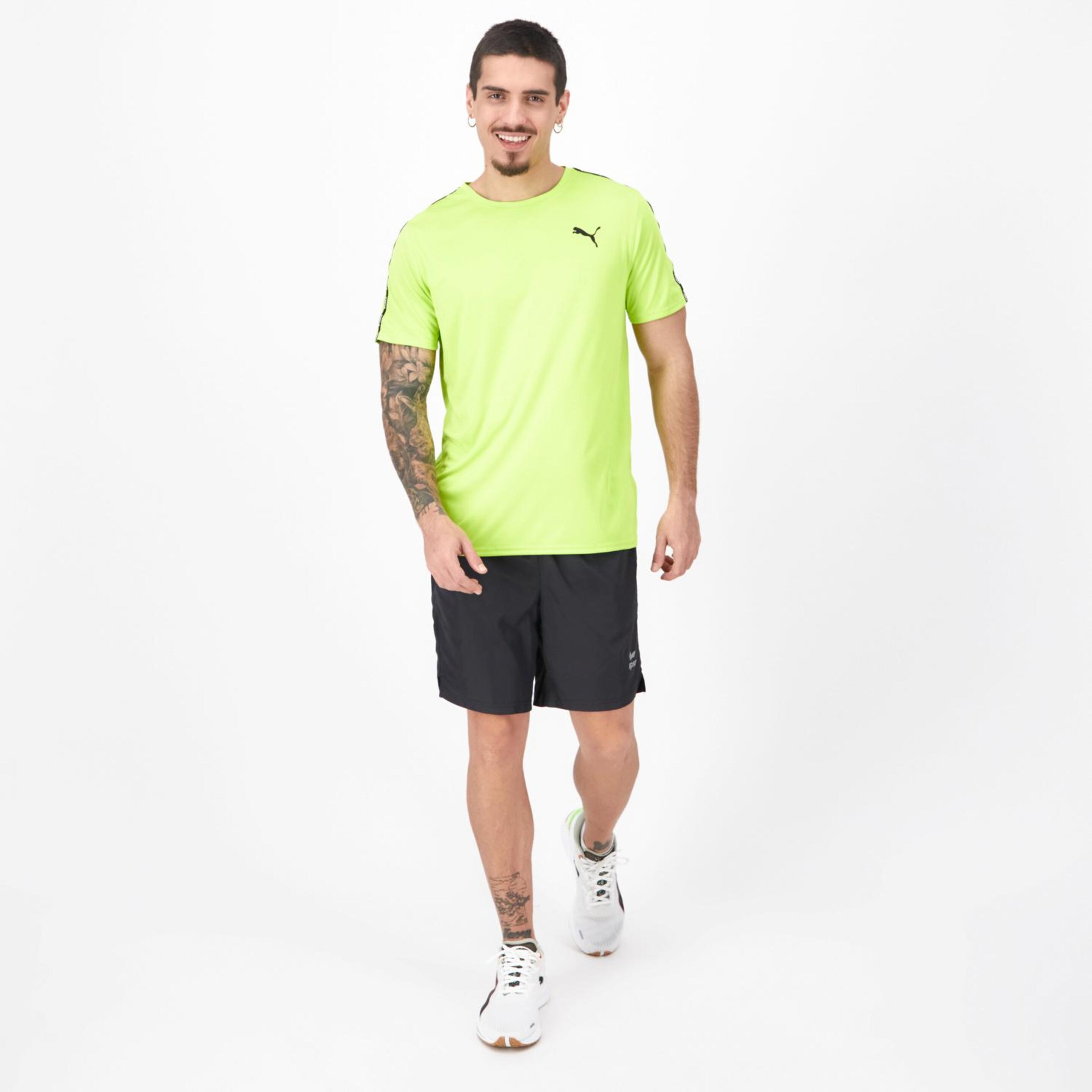 Camiseta Puma - Amarillo - Camiseta Running Hombre