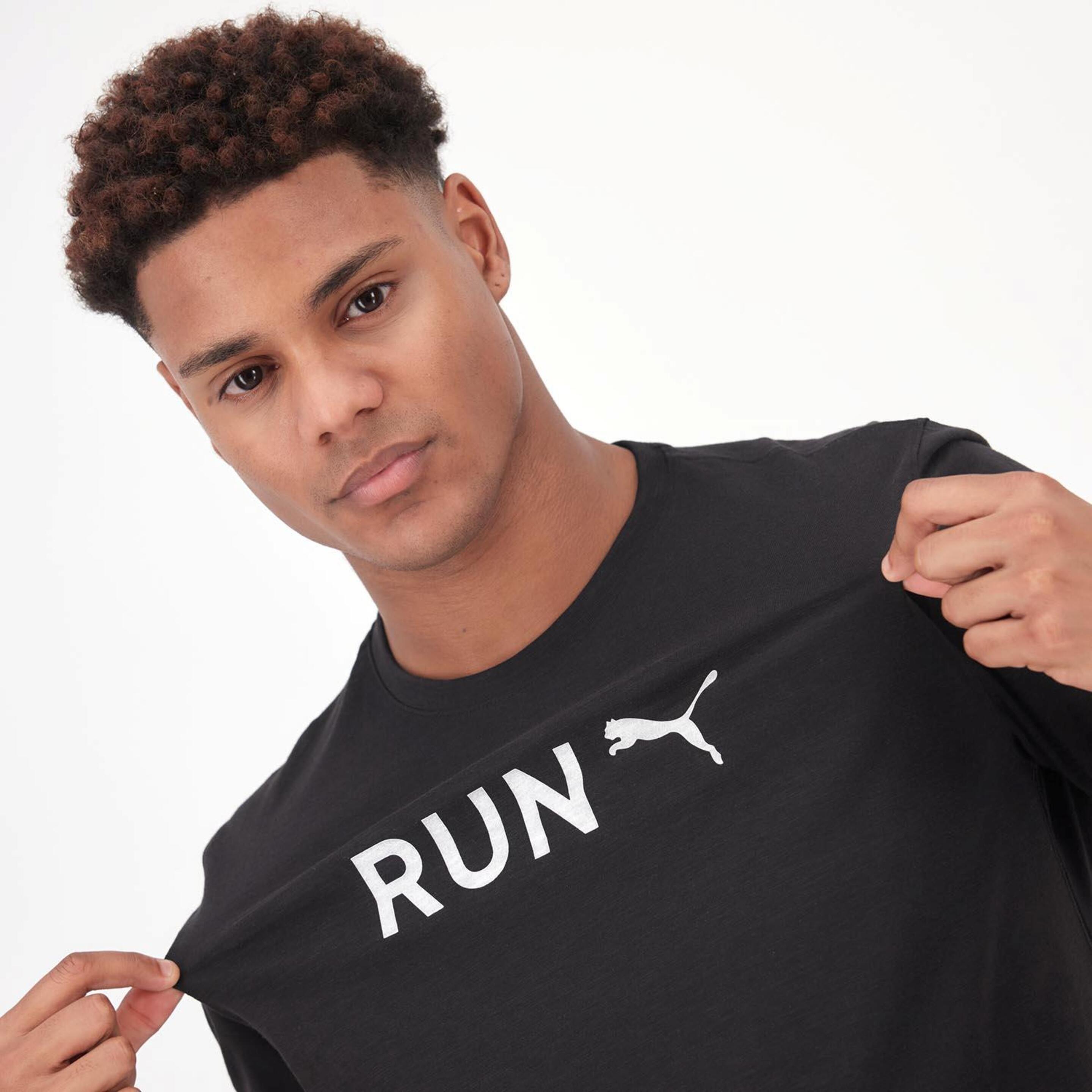 T-shirt Puma - Preto - T-shirt Running Homem | Sport Zone