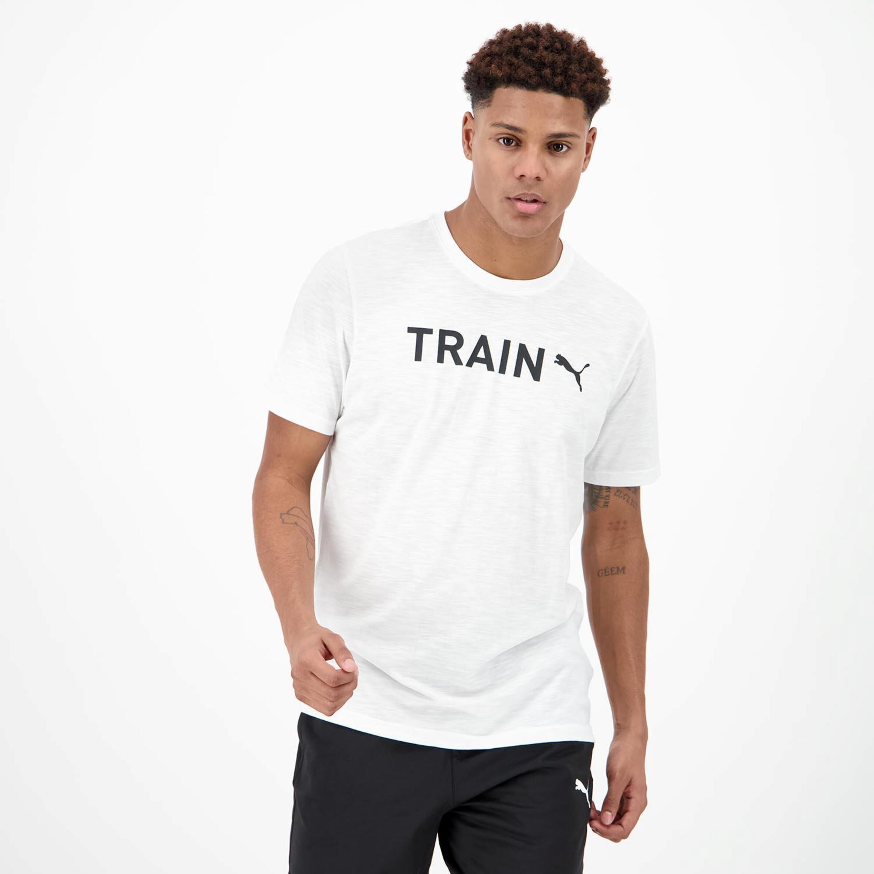 Camiseta Puma - blanco - Camiseta Running Hombre