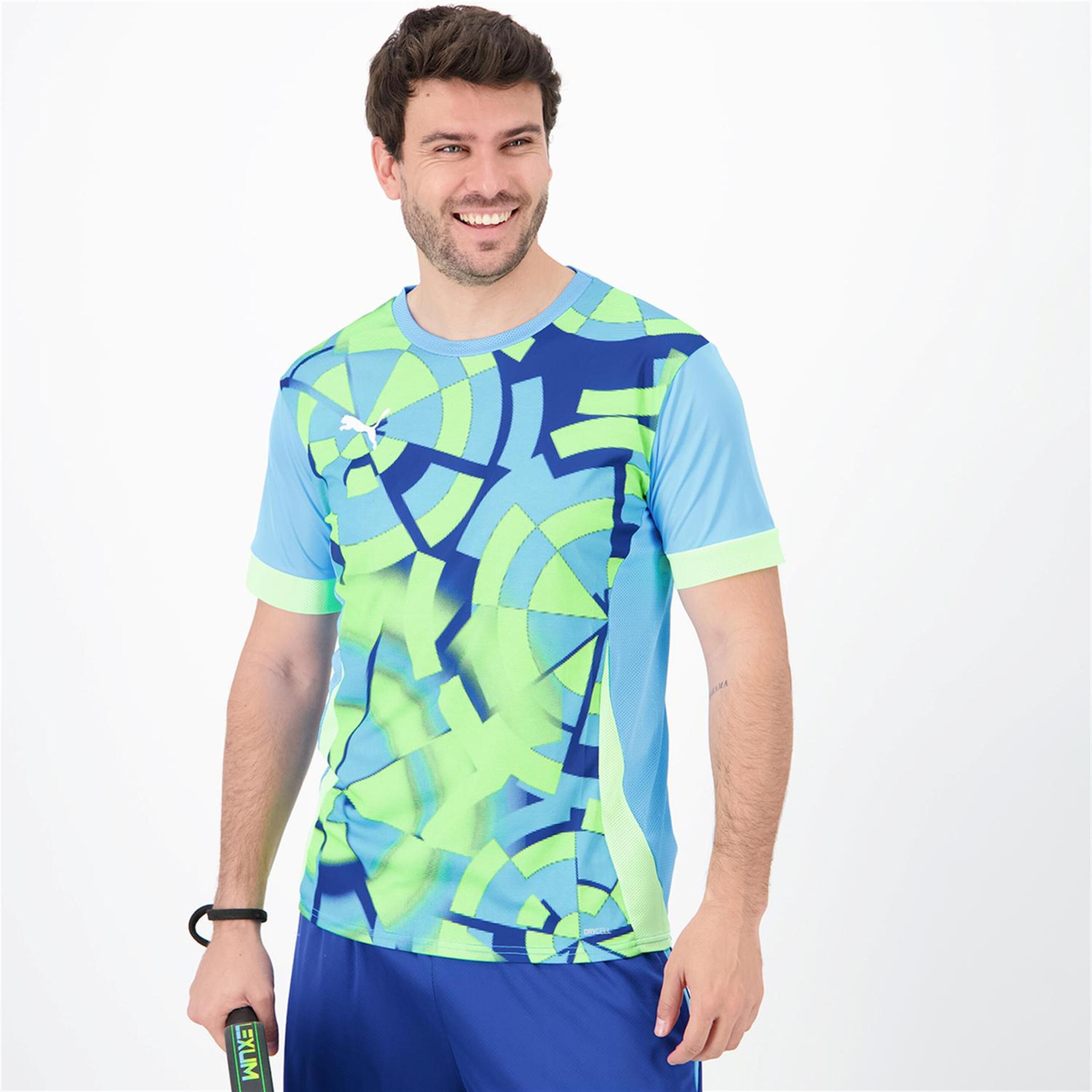 T-shirt Puma - azul - T-shirt Padel Homem