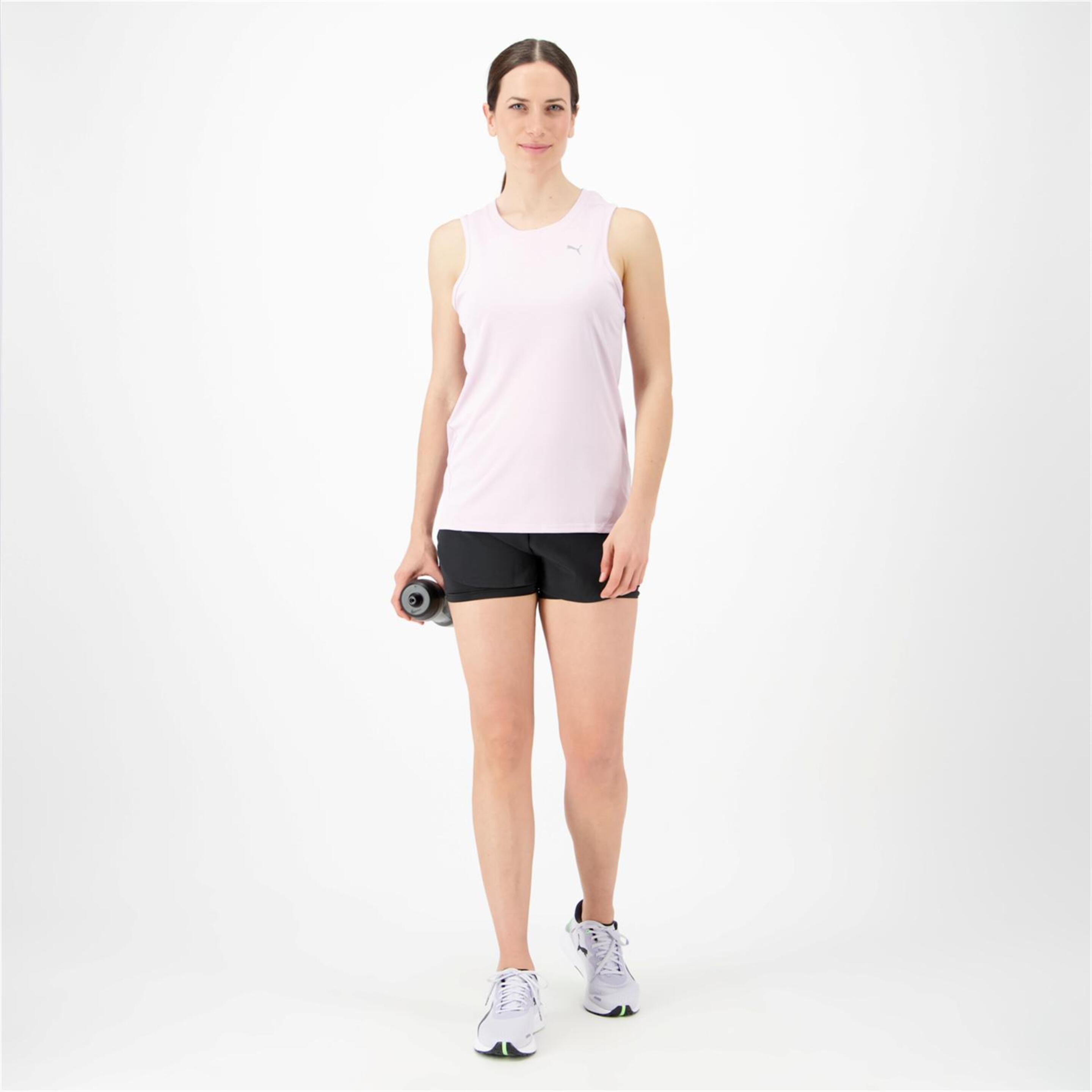 Camiseta Puma - Malva - Camiseta Running Mujer