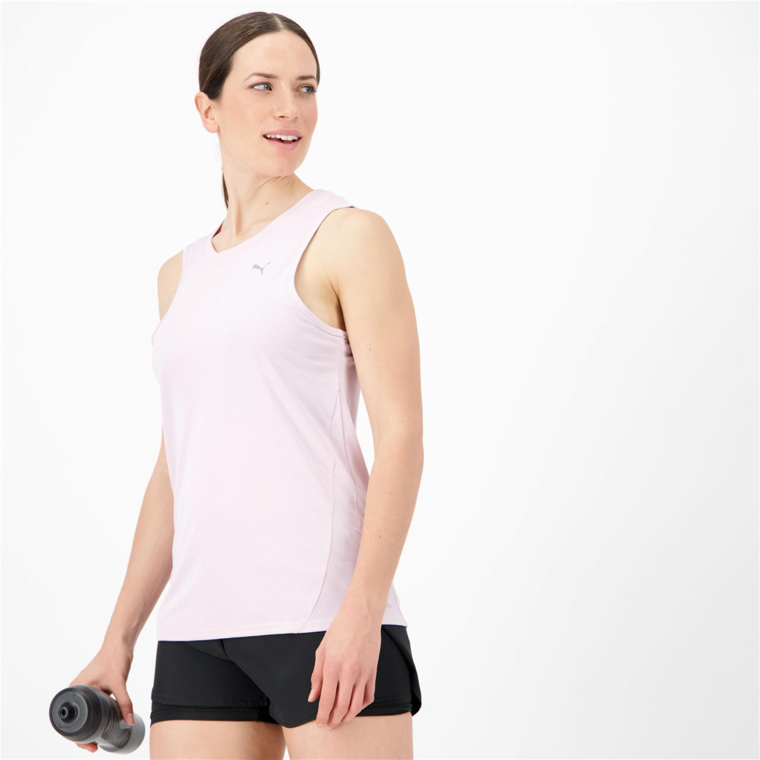 Camiseta Puma - Malva - Camiseta Running Mujer
