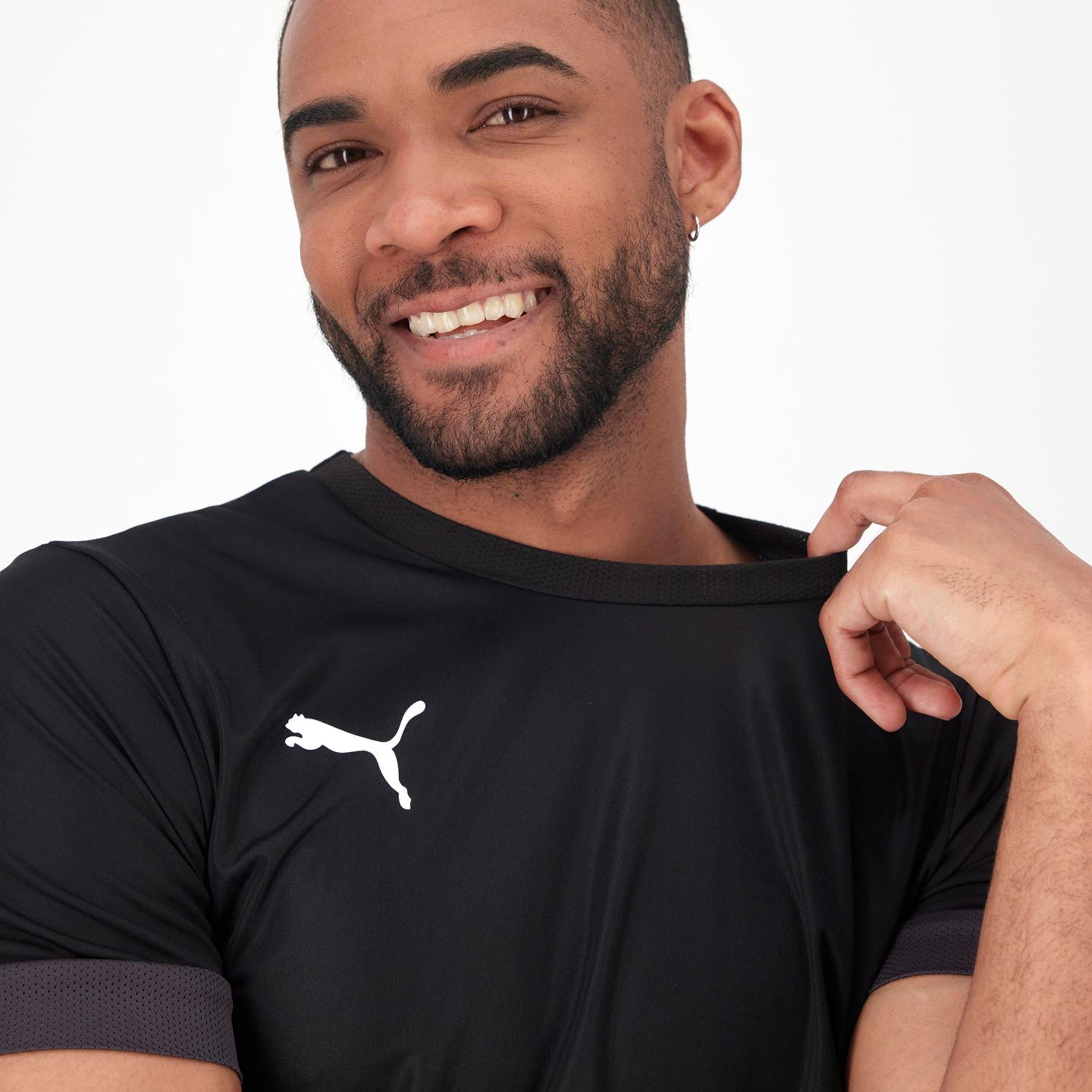 Camiseta Puma - Negro - Camiseta Pádel Hombre