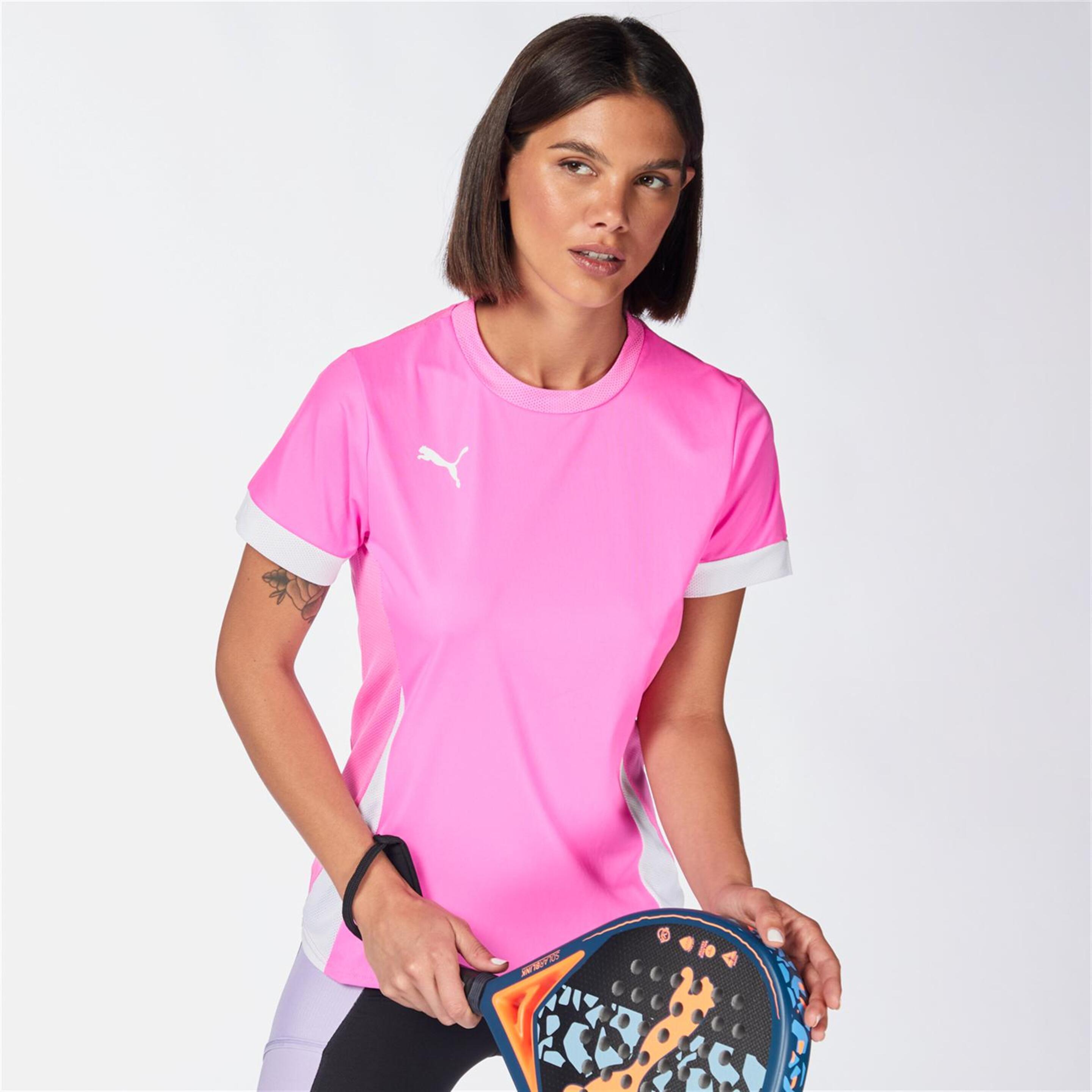 T-shirt Puma - rosa - T-shirt Padel Mulher