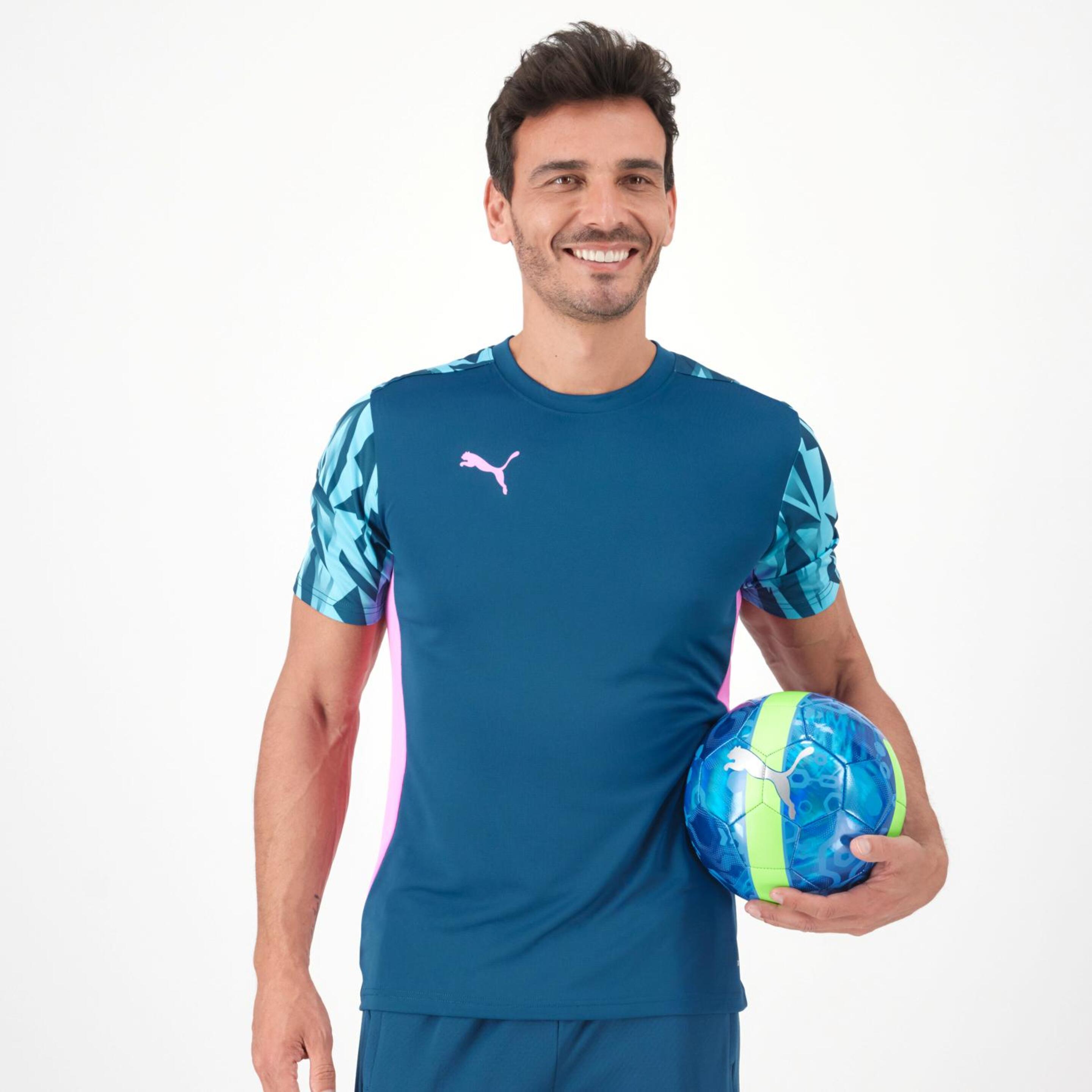 Puma Individual Final - azul - Camiseta Fútbol Hombre