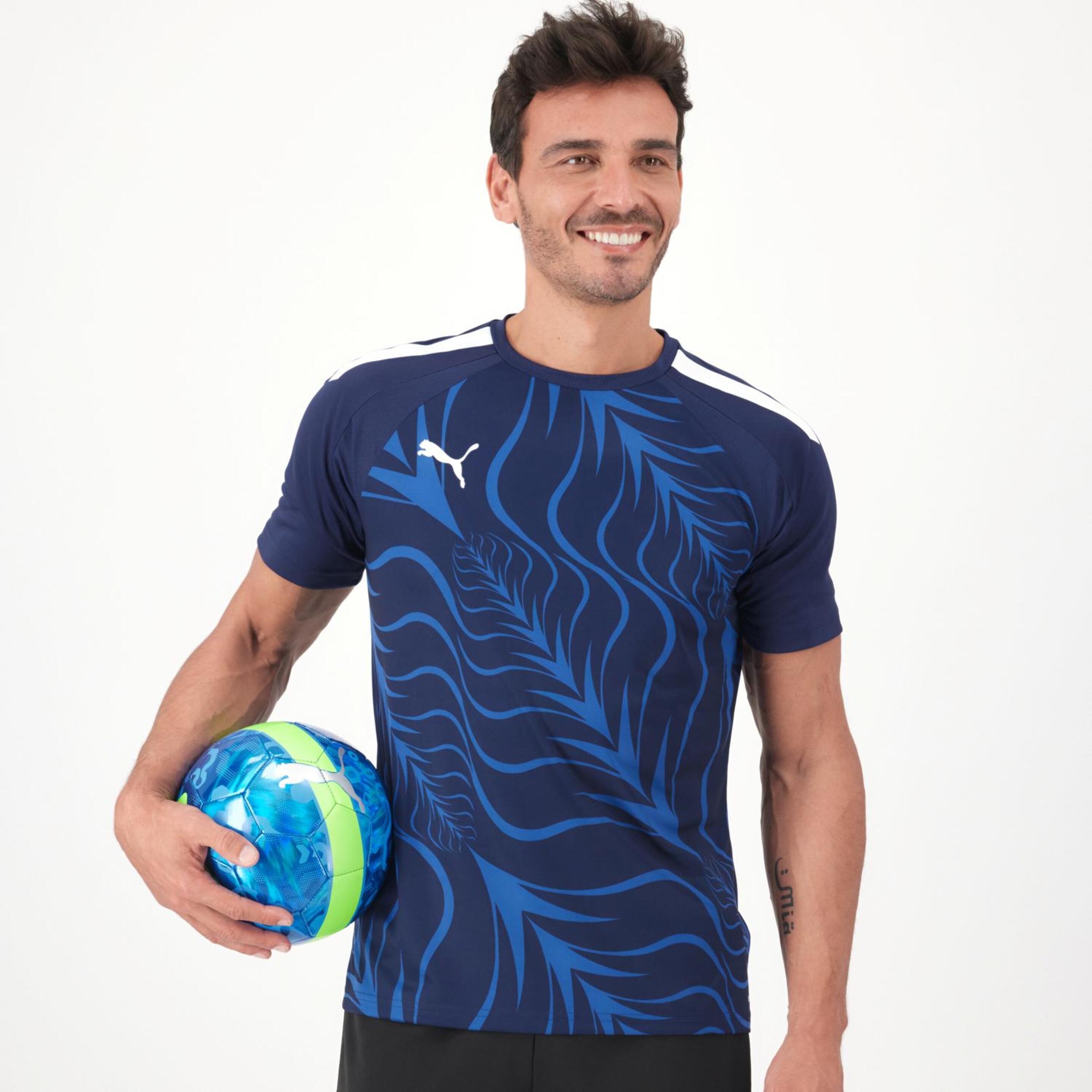 Puma Individual Liga - azul - Camiseta Fútbol Hombre