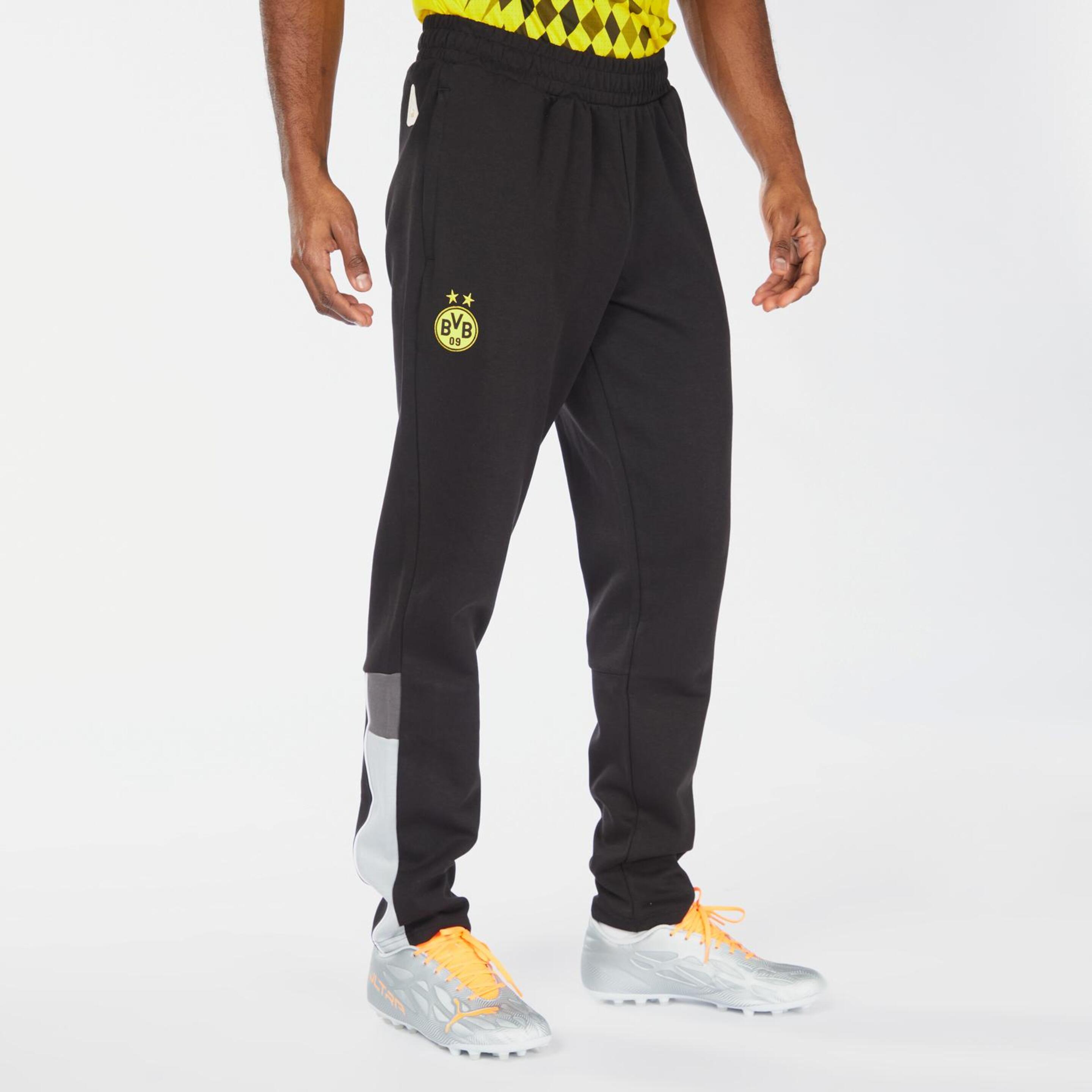 Pantalón B. Dortmund Entreno 23/24 - negro - Fútbol Hombre