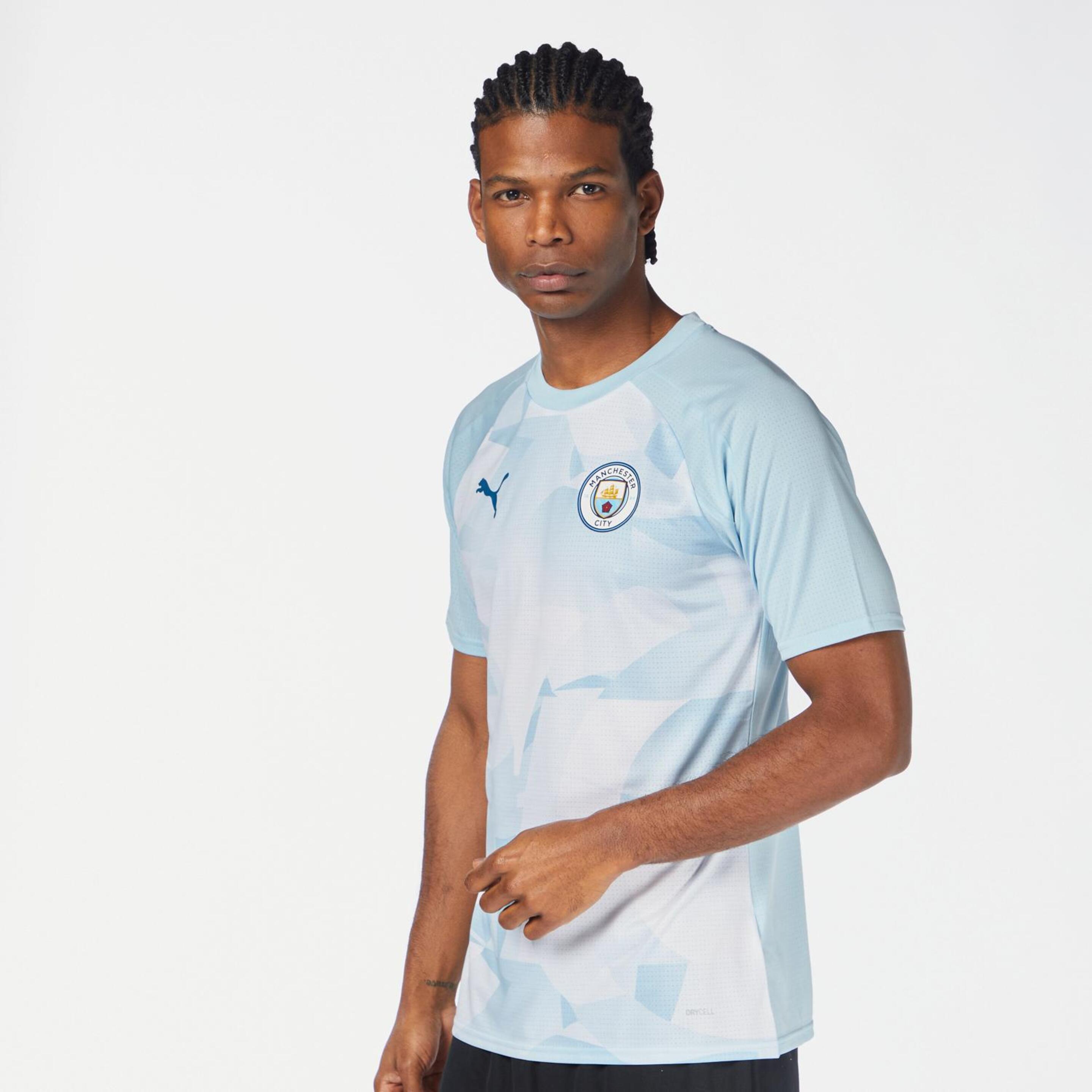 Camiseta Man City Prematch 23/24 - Azul - Fútbol Hombre
