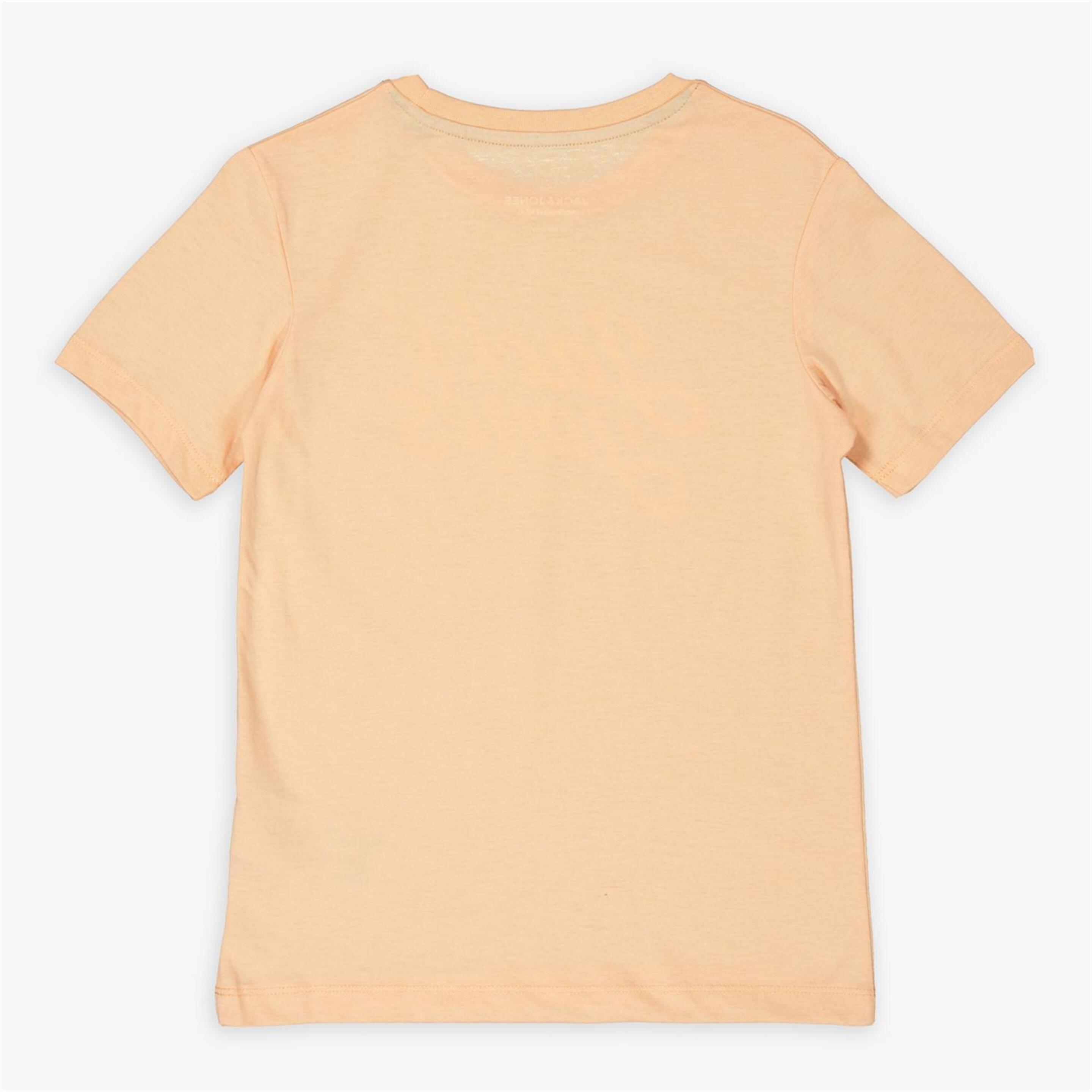 Camiseta Jack & Jones - Coral - Camiseta Niño