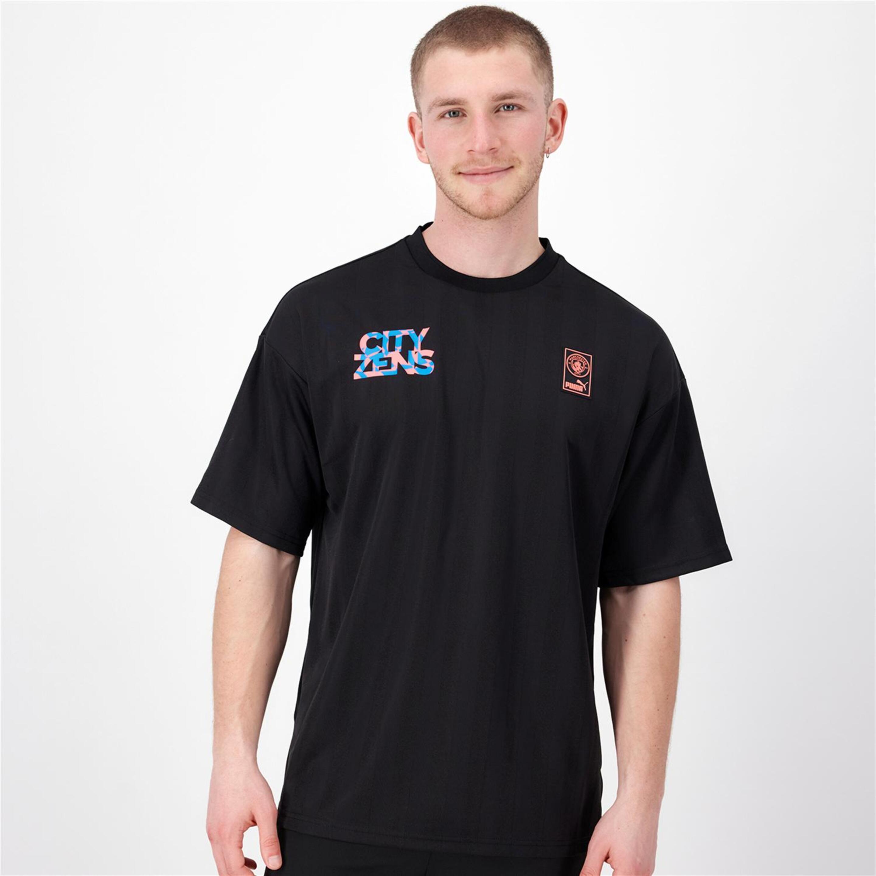 Camiseta Man City 23/24 - negro - Camiseta Oversize Hombre