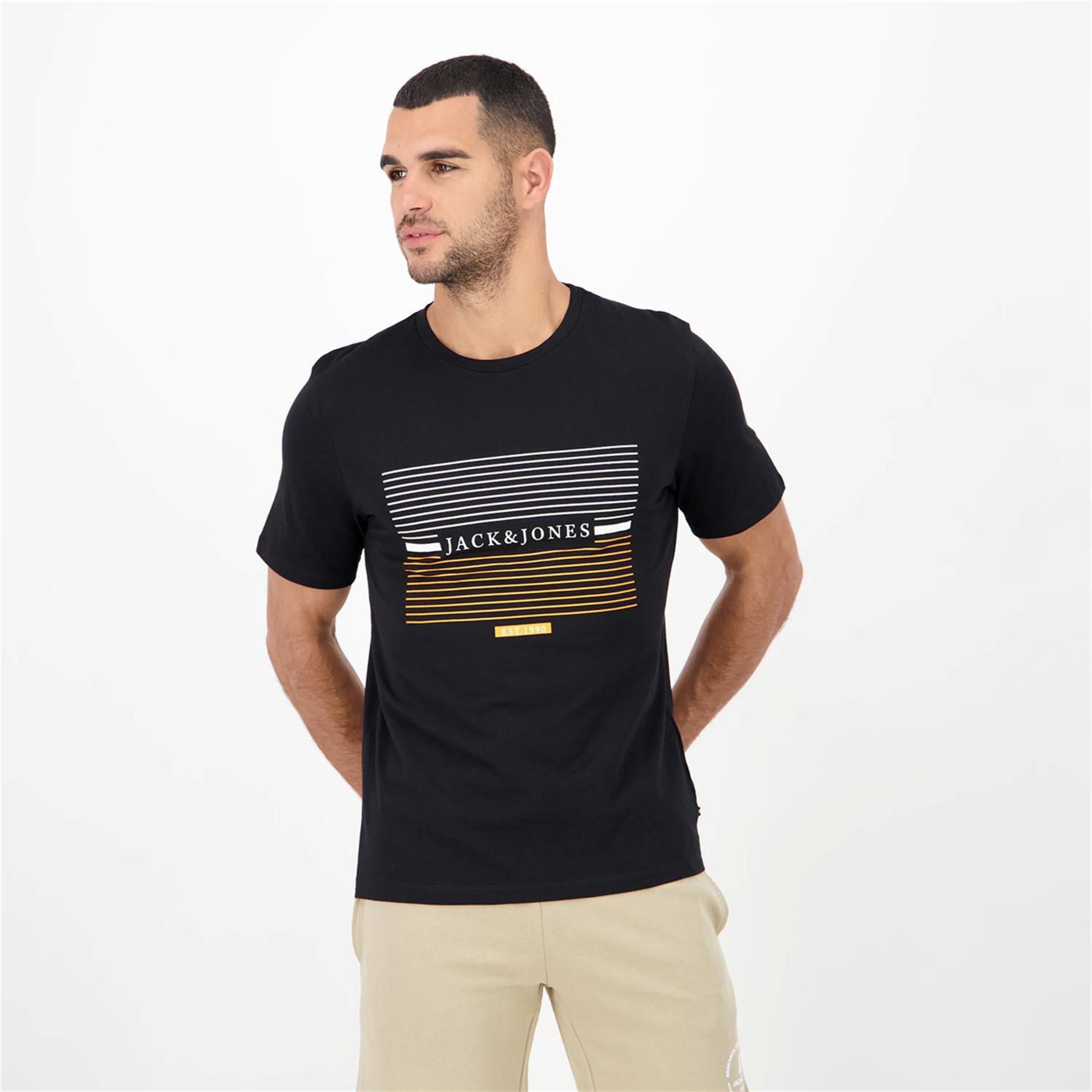 Jack & Jones Cyrus - negro - T-shirt Homem
