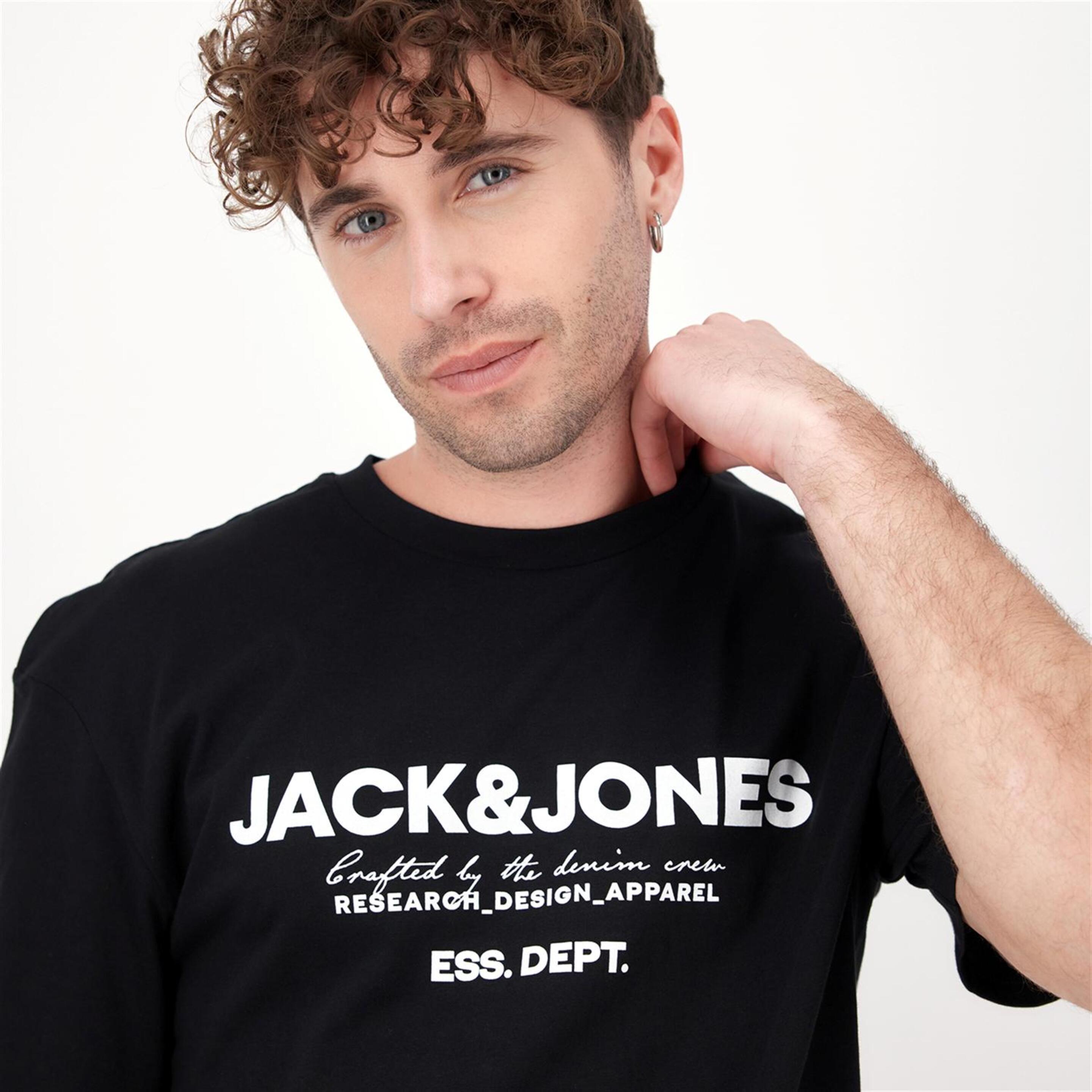 Jack & Jones Gale - Negro - Camiseta Hombre