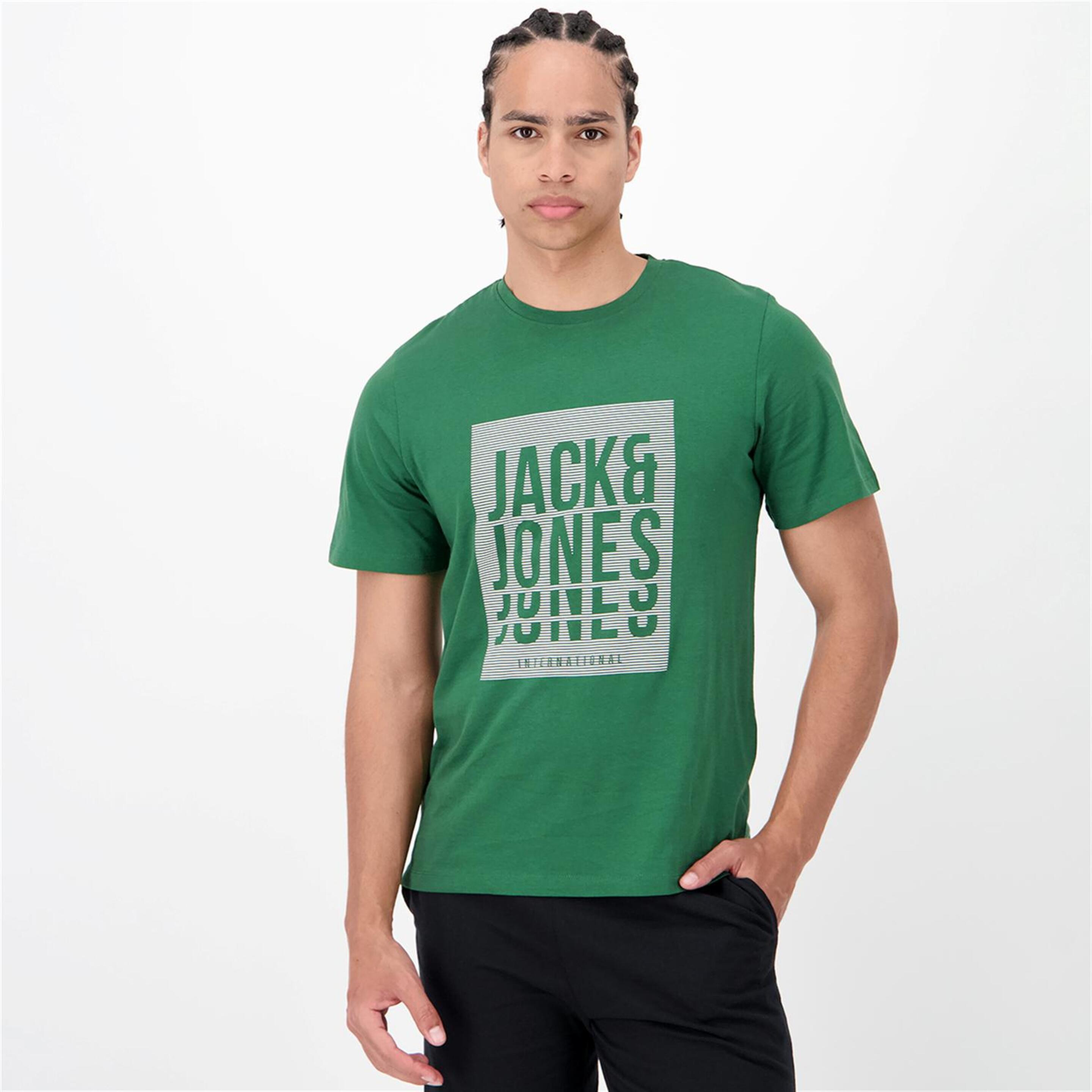 Jack & Jones Flint - verde - T-shirt Homem