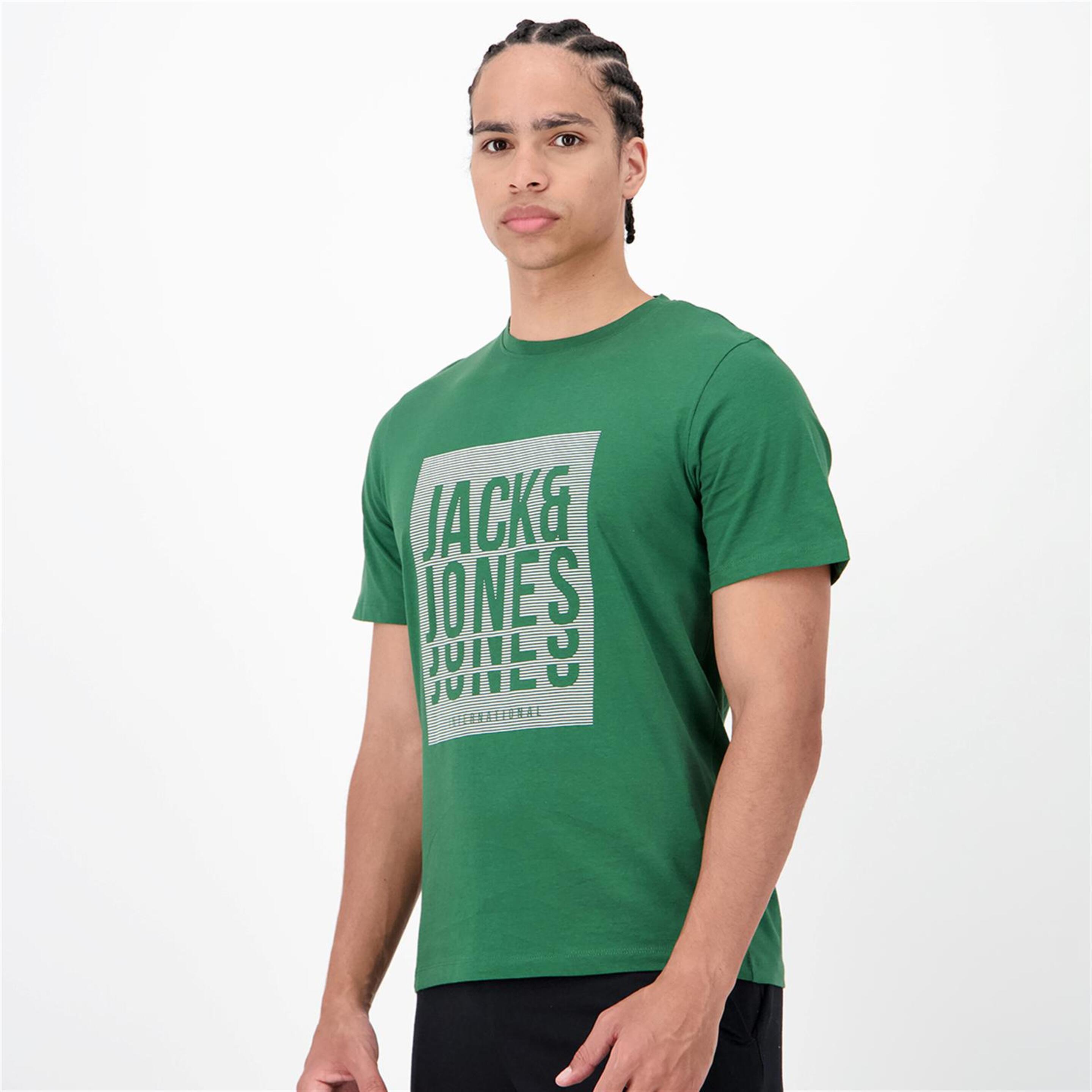 Jack & Jones Flint - Verde - Camiseta Hombre
