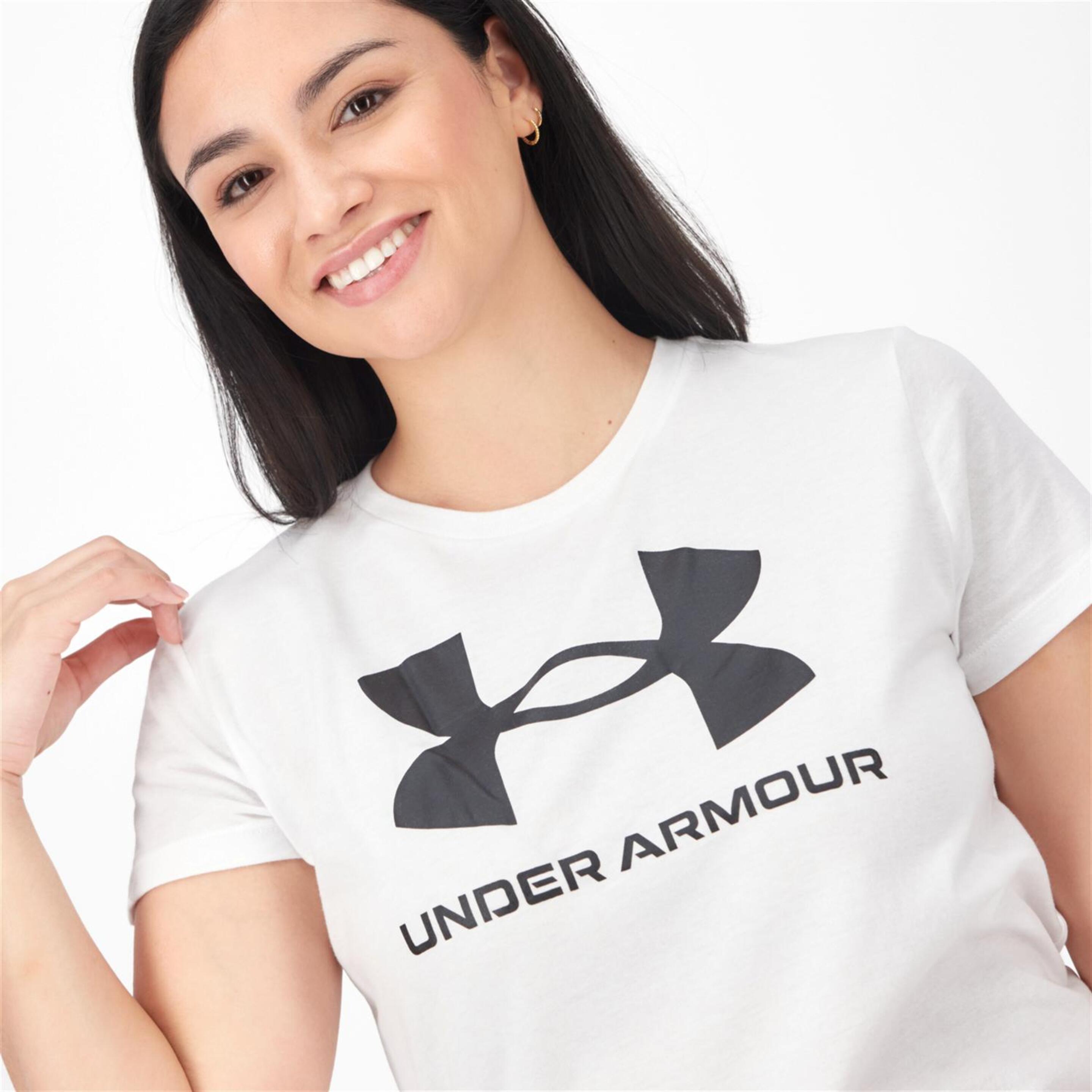T-shirt Under Armour - Branco - T-shirt Mulher  | Sport Zone