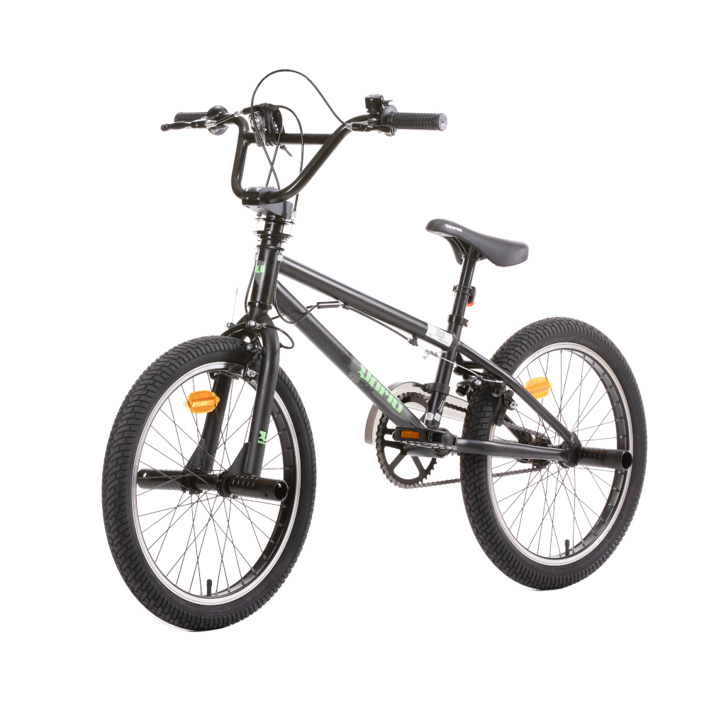 Bicicleta Freestyle Bmx Preta Com Head-set Rotor 11 Kg 20” Polegadas
