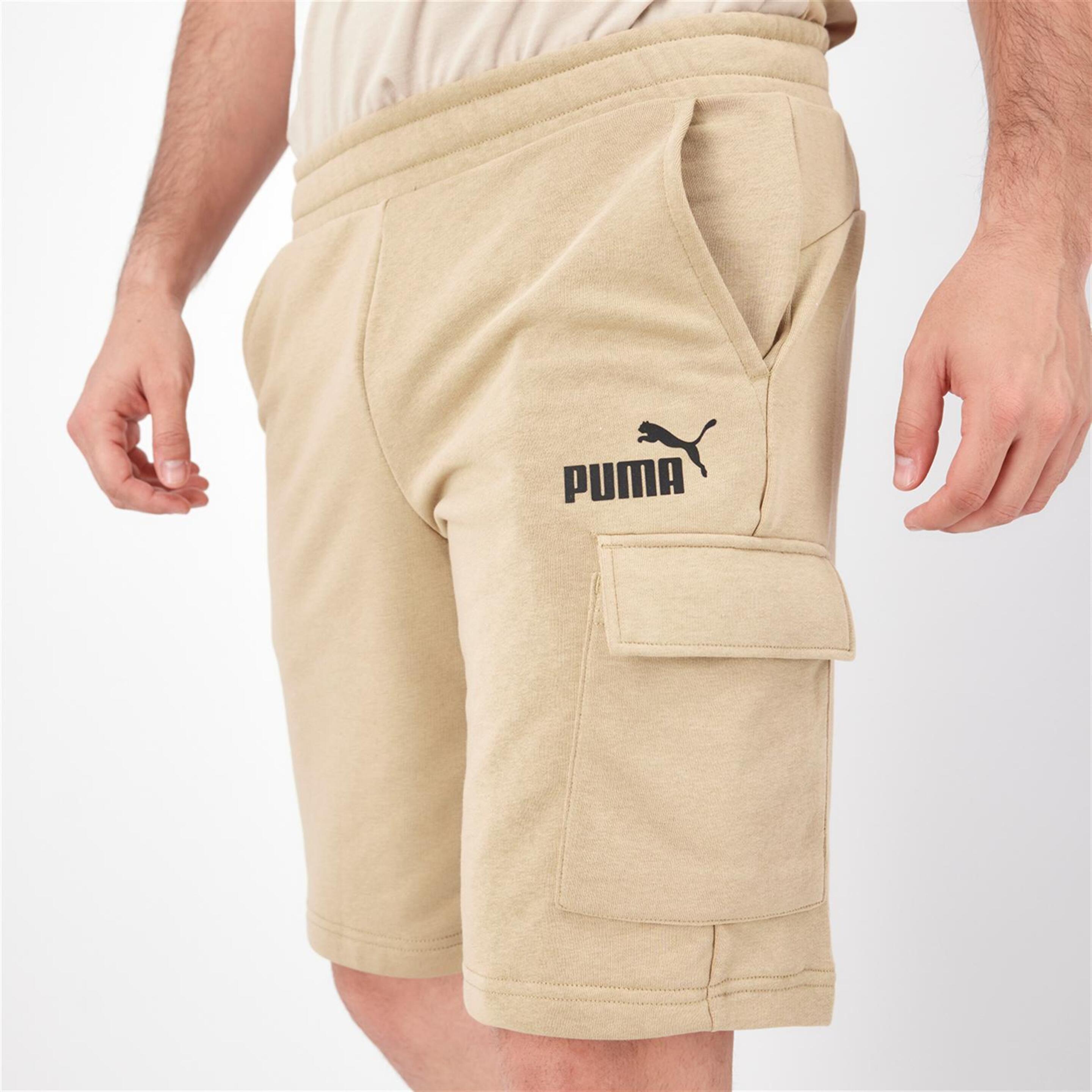 Puma Essential Logo - marron - Pantalón Cargo Hombre