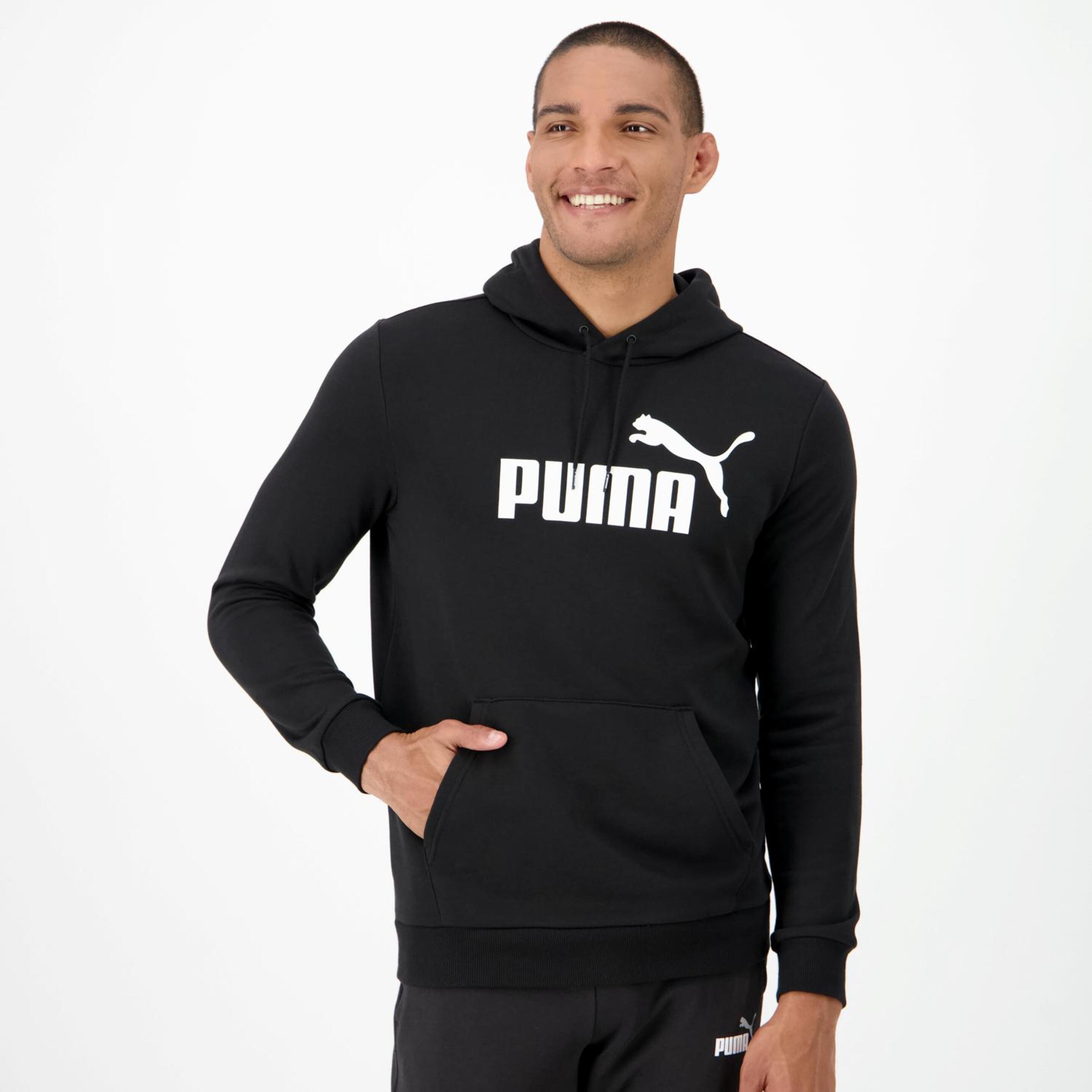 Puma Small Logo - negro - Sudadera Capucha Hombre
