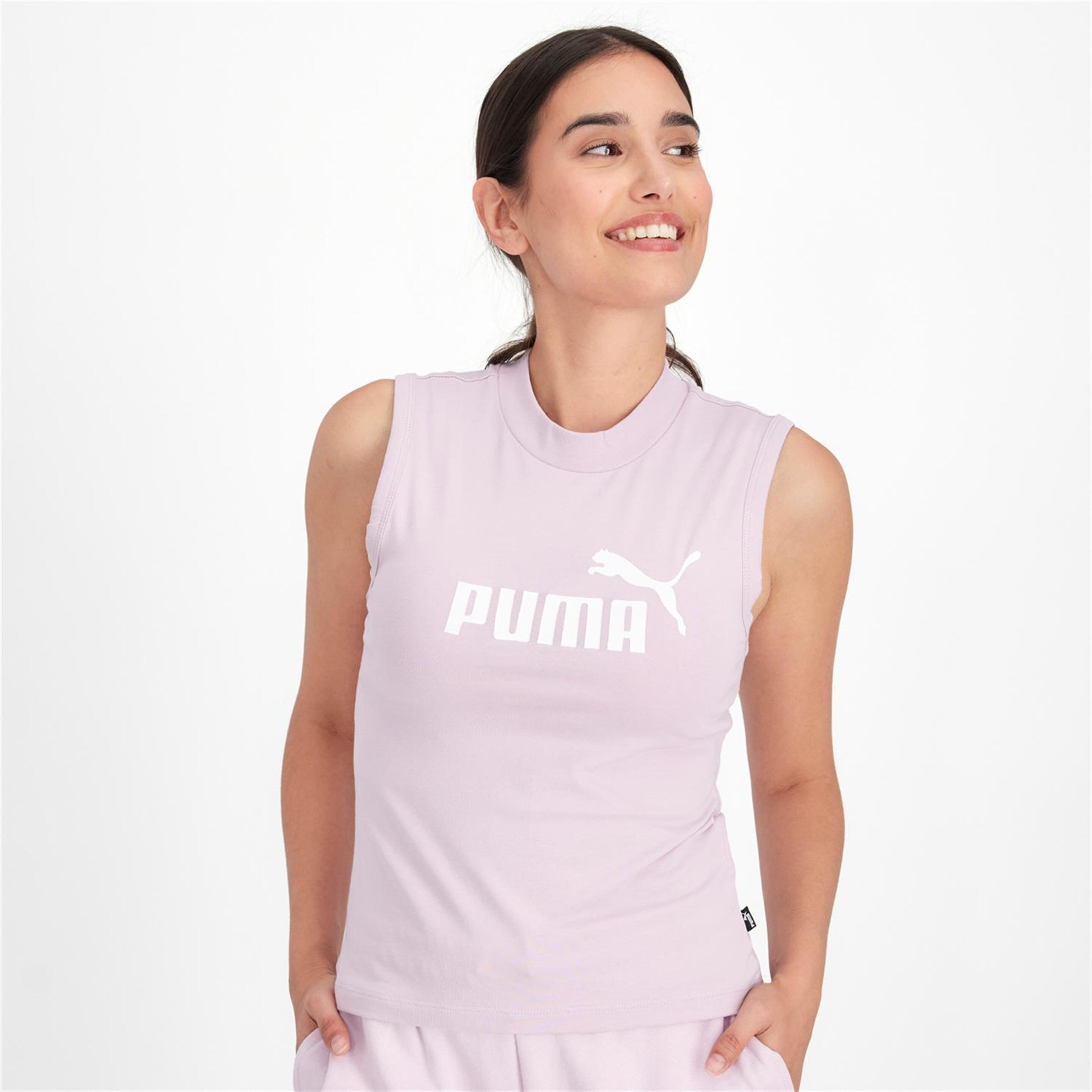 Camiseta Puma - Malva - Camiseta Sin Mangas Mujer