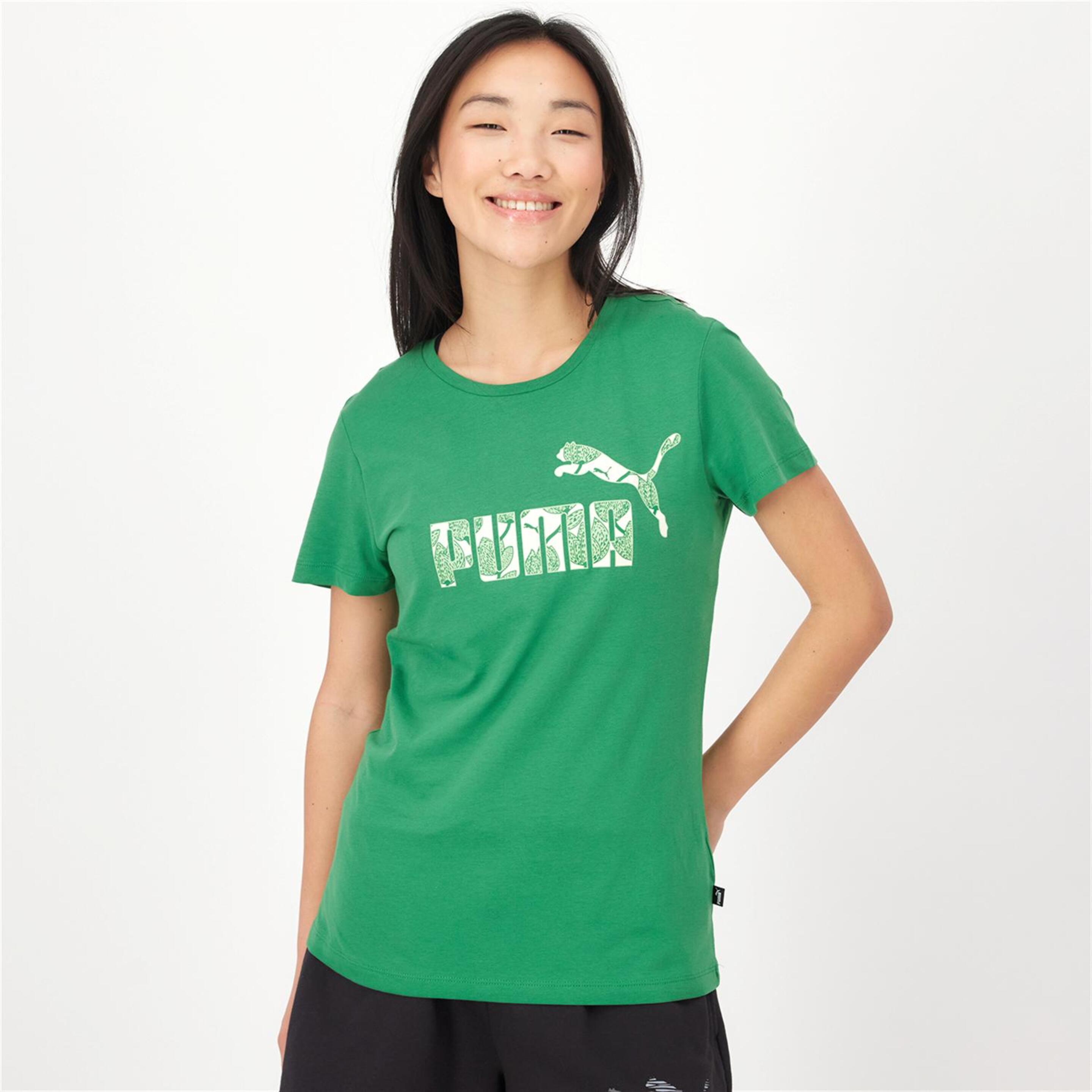 Puma Essentials - verde - Camiseta Mujer
