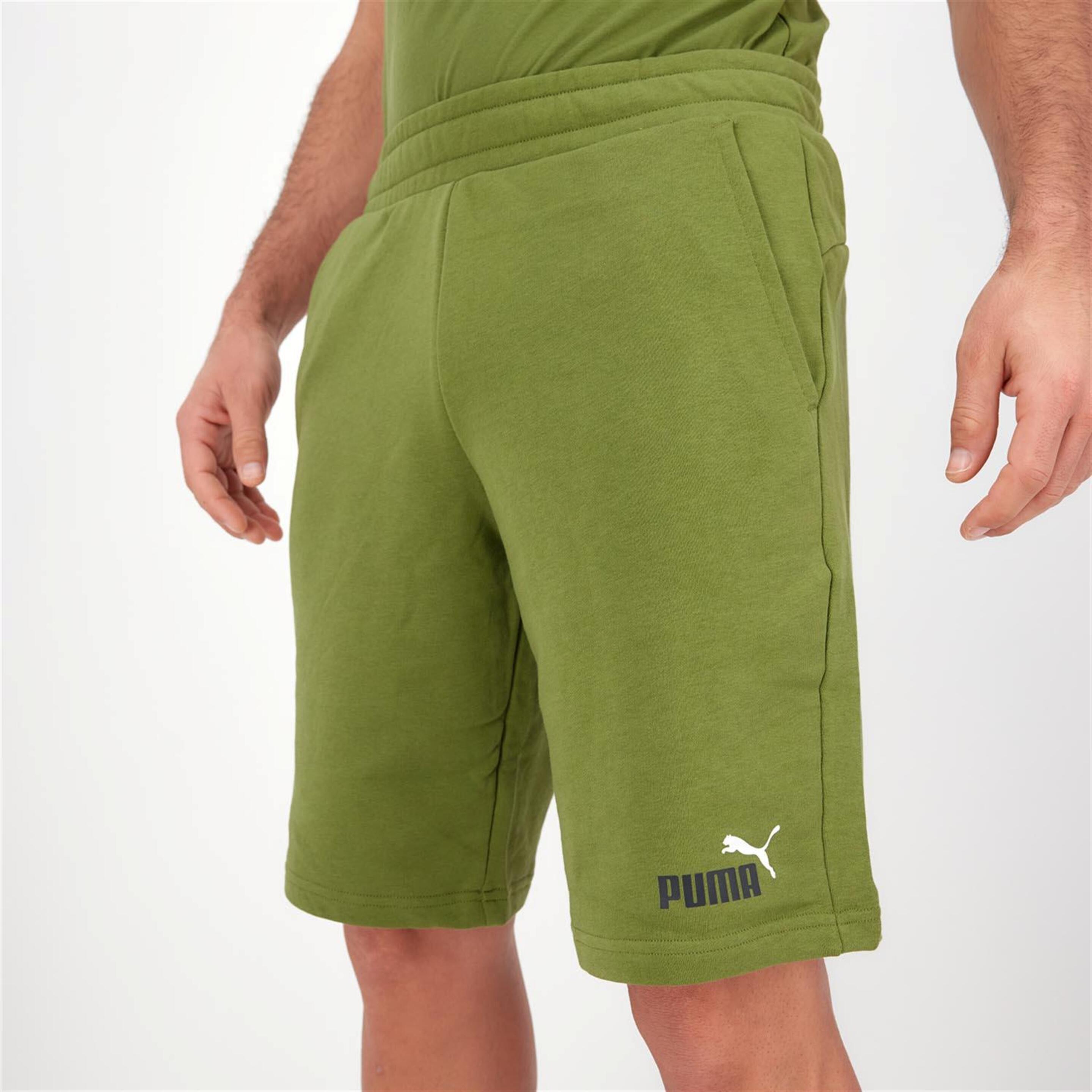 Puma Small Logo - verde - Pantalón Corto Hombre