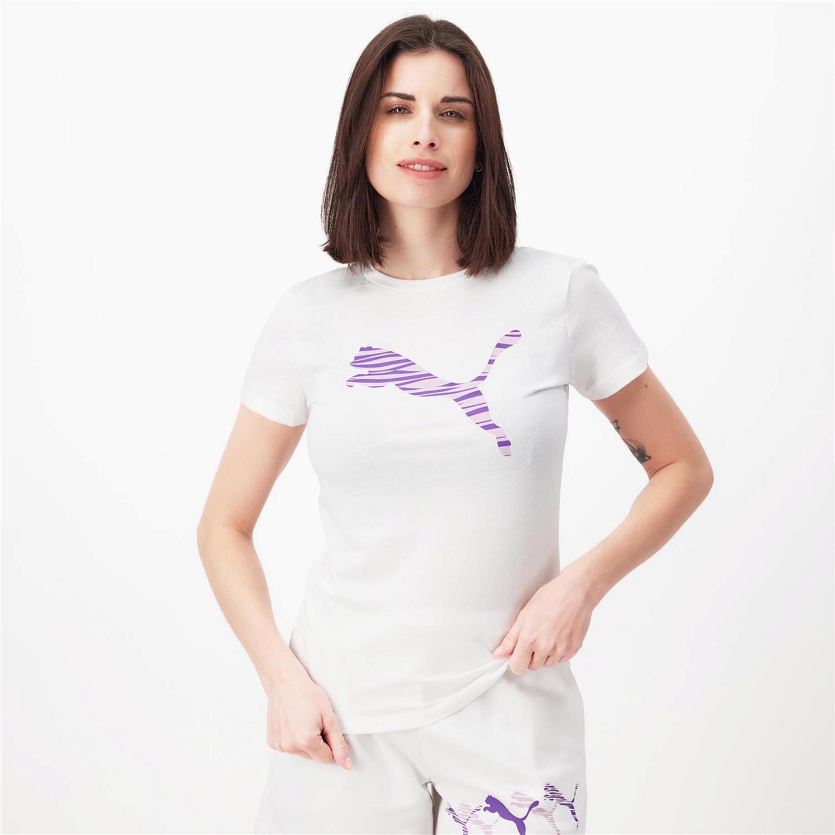 Puma Essential Lab - blanco - Camiseta Mujer